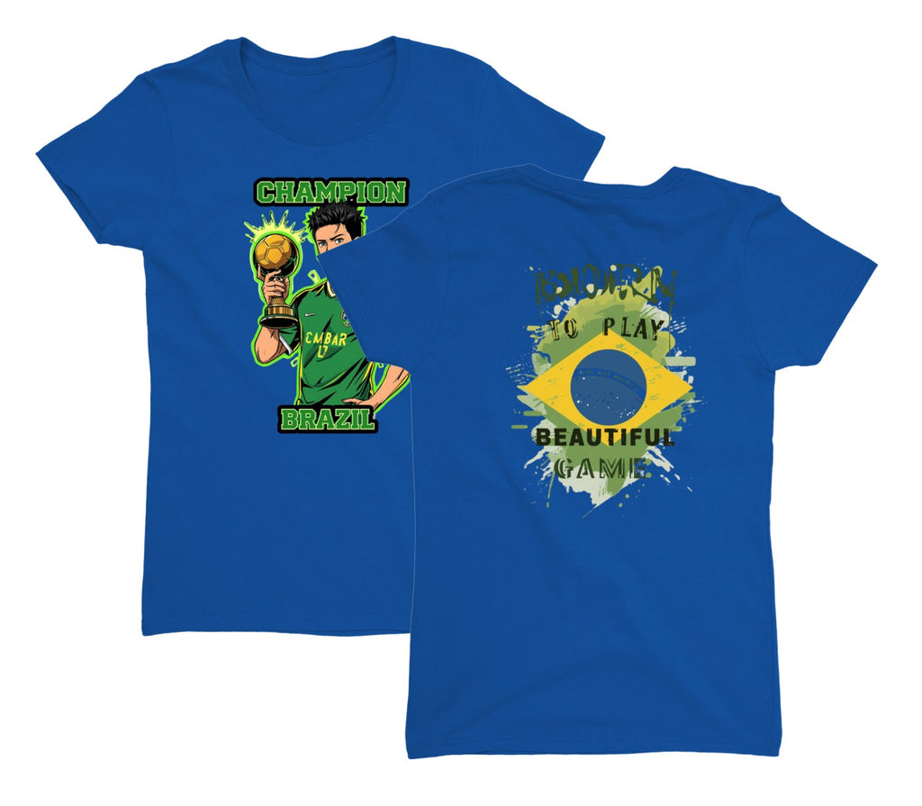 Brazilian Legend Team T-Shirt, Efsane Takim Brezilya Tee, Women’s Casual Shirt, Perfect Print On Demand Gift