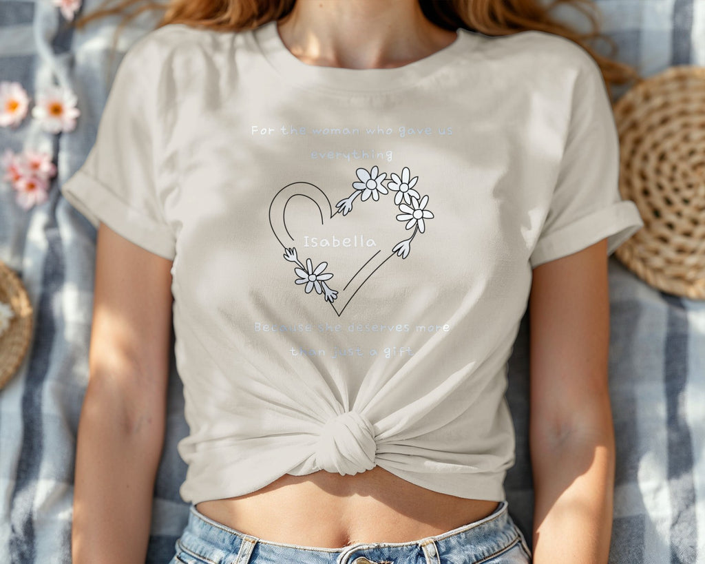 Mama Bear Shirt for Women, Personalized Mom Shirt, Custom Name Tee, Mothers Day Gift, New Mom Gift 2026