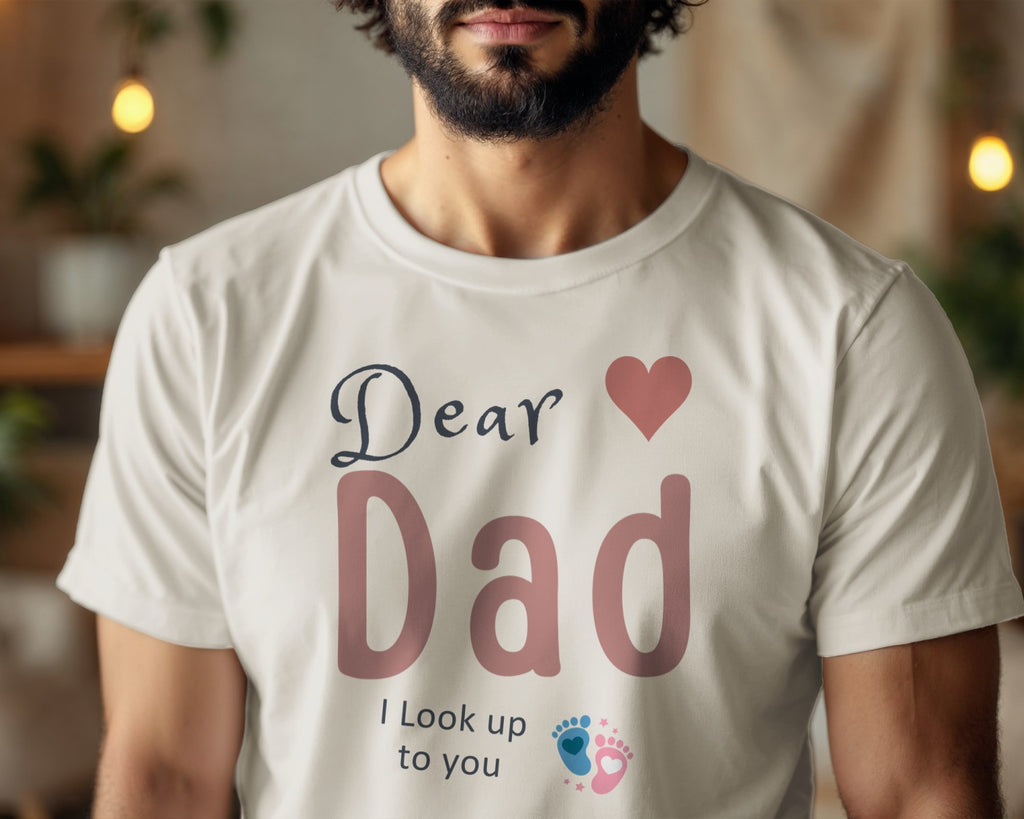 Dad And Mom Matching T-Shirts, Cute Family Gift Tee, Softstyle Design Idea, Perfect Present For New Parents, Unique Shirt