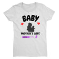 Baby Shower Tee, Women’s Cotton T-Shirt, Personalized Shirt For Moms, Print On Demand, Unique Gift For Expecting Moms
