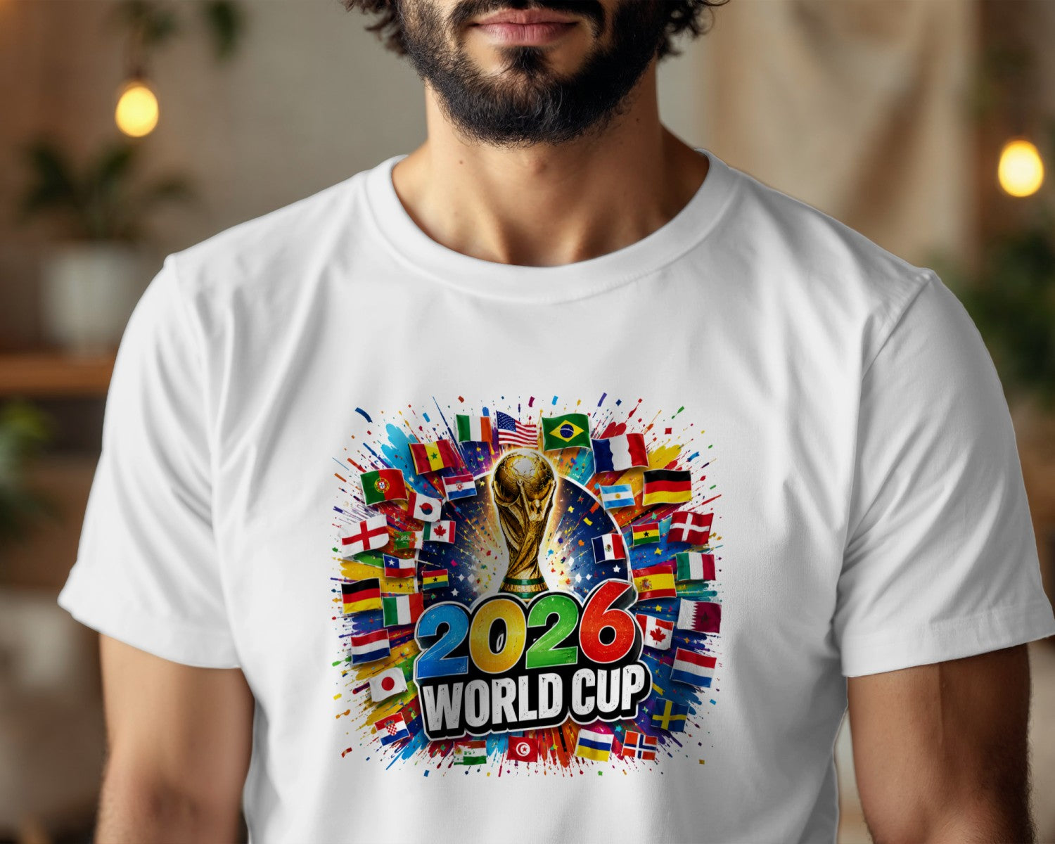 World Cup Shirt, Vintage Soccer Fan Tee, Football Supporter T-Shirt, National Team Fan Shirt, Retro Football Graphic Tee