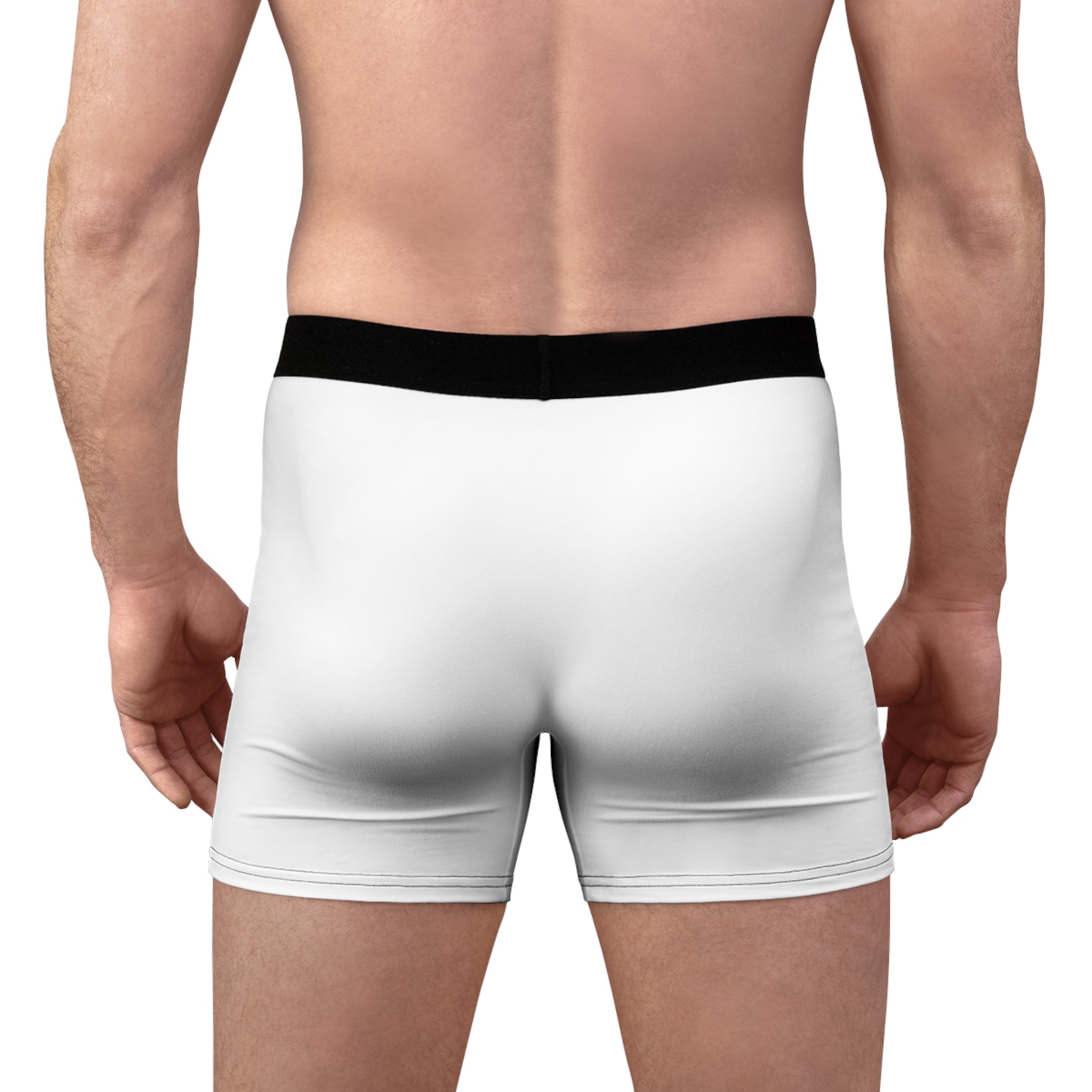 Boxer Briefs — Monochrome Lip Print AOP
