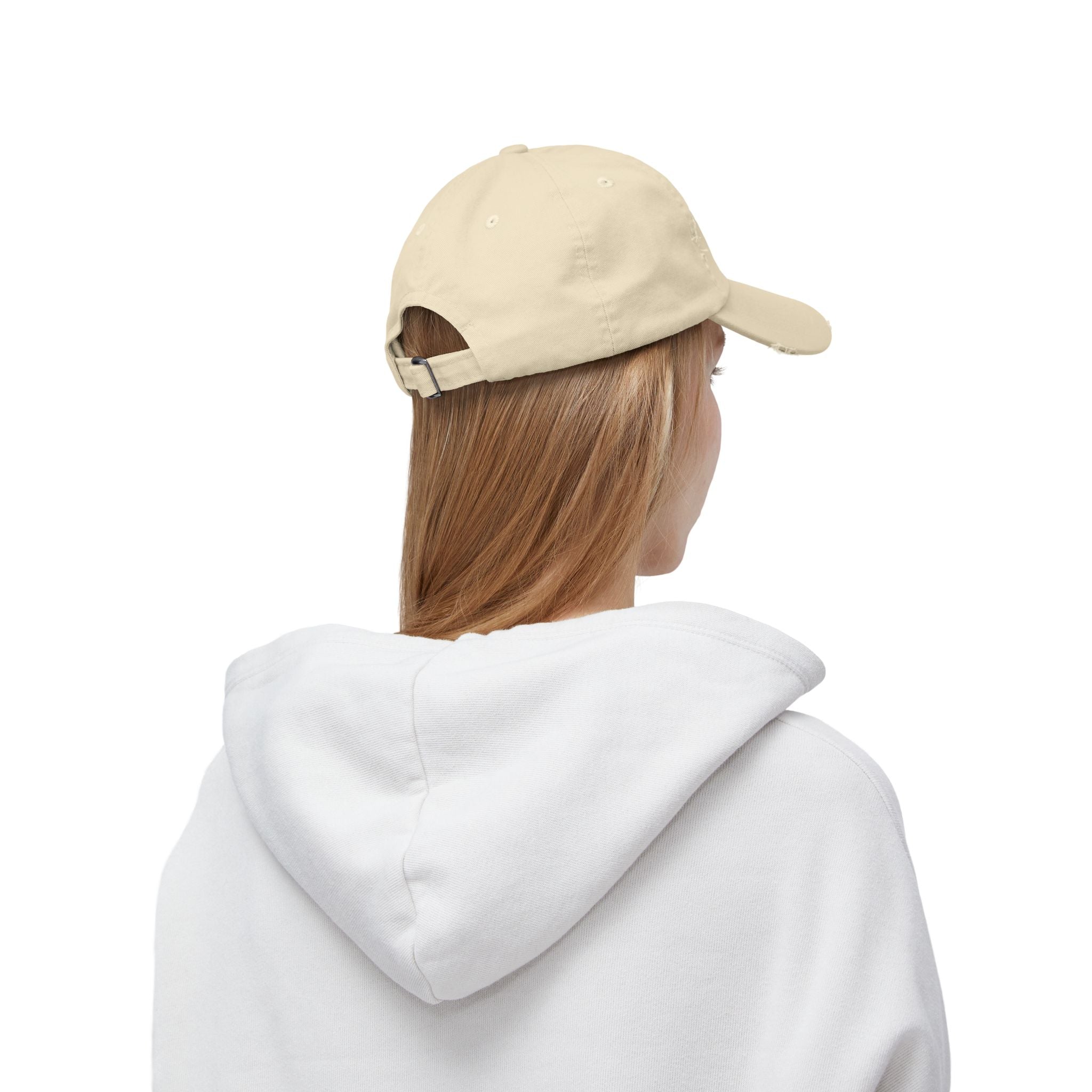 Mom Life Runs on Coffee Distressed Cap