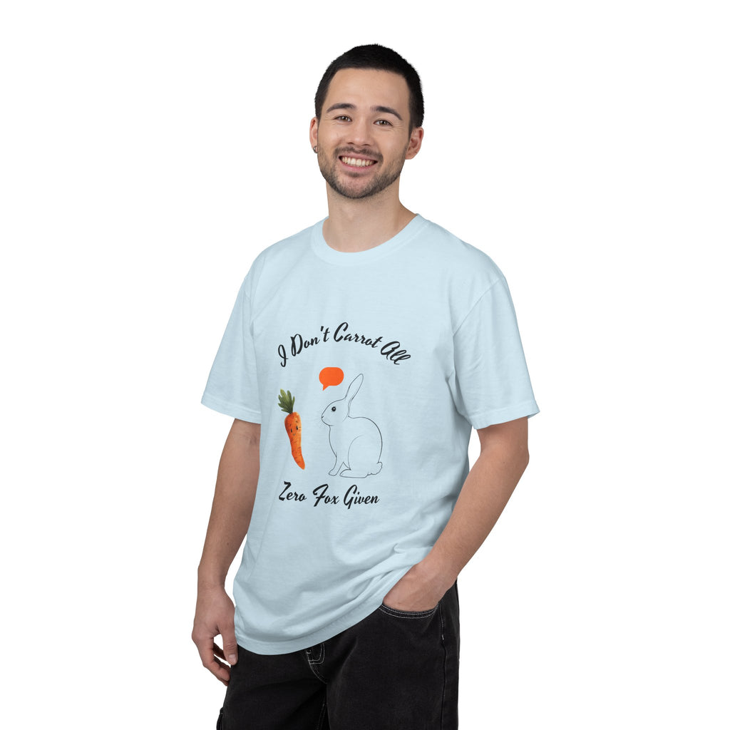 I Don't Carrot All Bunny T-Shirt – Cute Rabbit & Carrot Graphic Tee ('Zero For Given')
