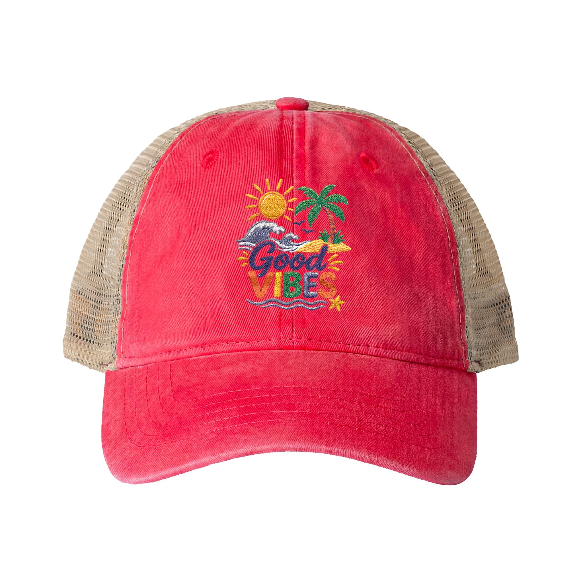Women's Washed Mesh-Back Cap