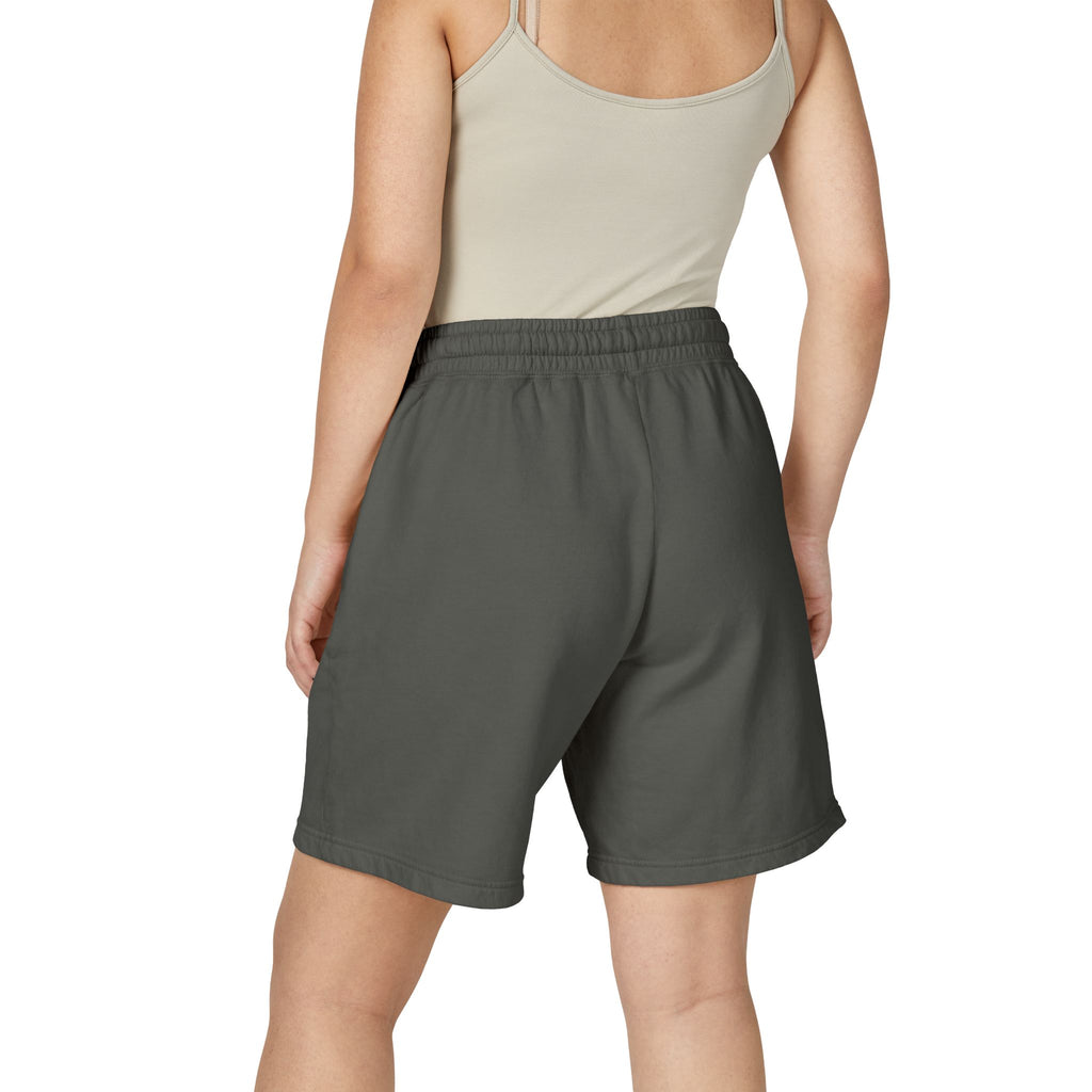 Floral Heart Blossom Sweat Shorts — "All the Love You Give" Lightweight Fleece