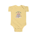 Baby Bodysuit – Cute Retro Baby Graphic "Hello Mom I'm Here" & "Will You Caress Me Mom?" Newborn Onesie