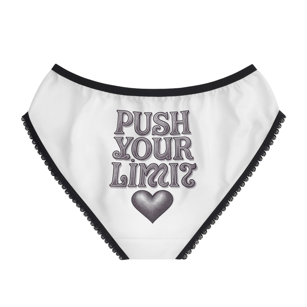 Women's Briefs — 'Made to Tempt' & 'Push Your Limits' Vintage Lip Graphic Underwear
