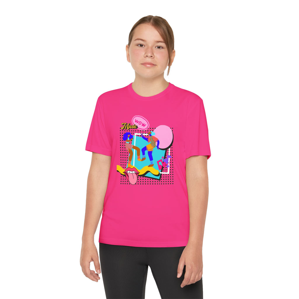 Youth Competitor Tee – Retro Pop Graphic T-Shirt