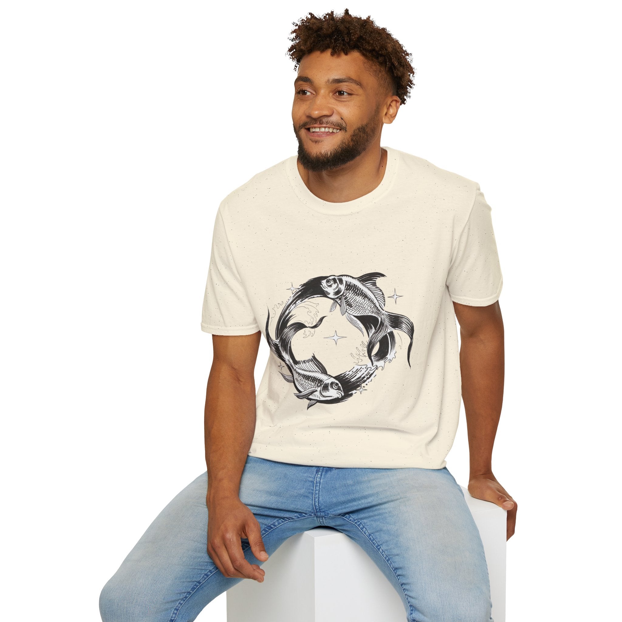Koi Fish T-Shirt — 'You and Me Always Forever' Romantic Graphic Tee