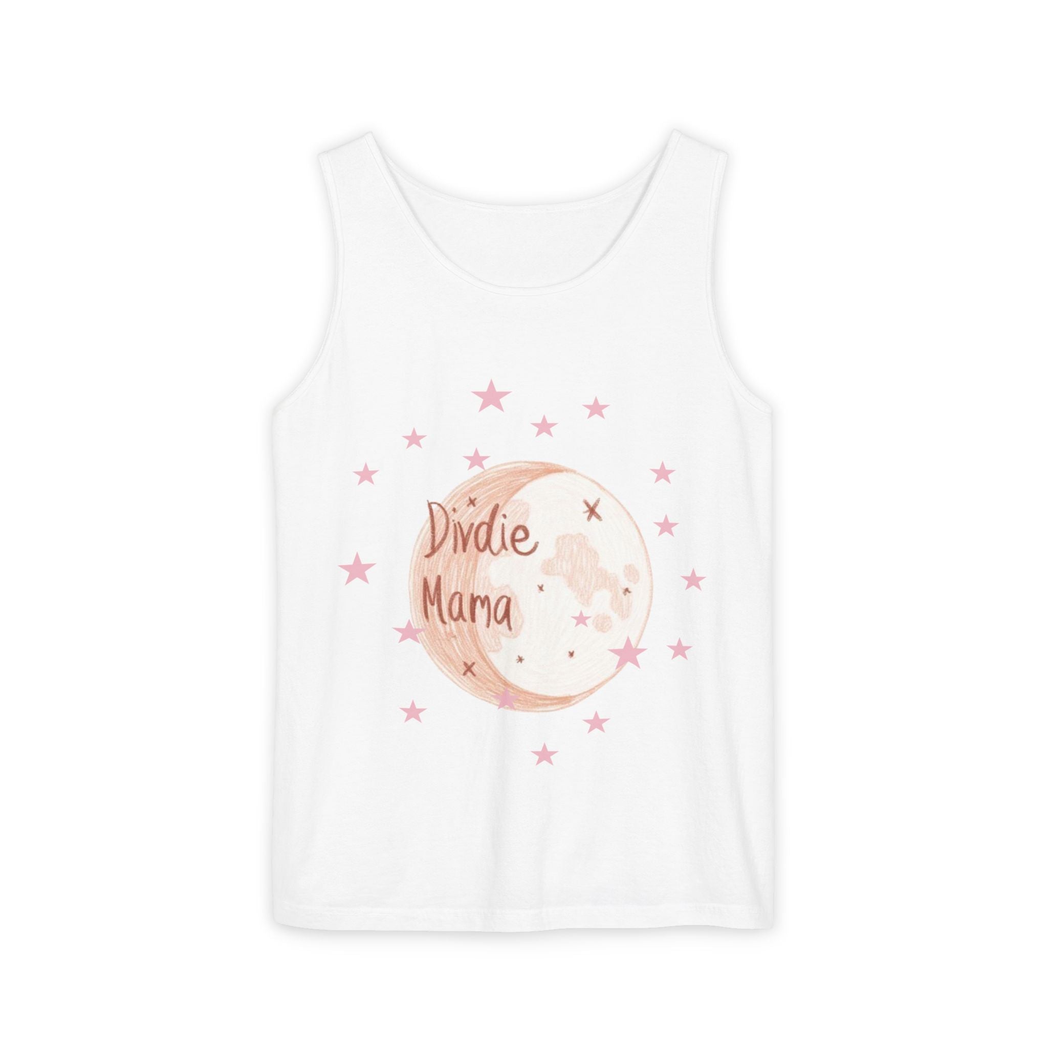 Indie Mama Moon Tank Top — Boho Mother's Day Graphic Tank