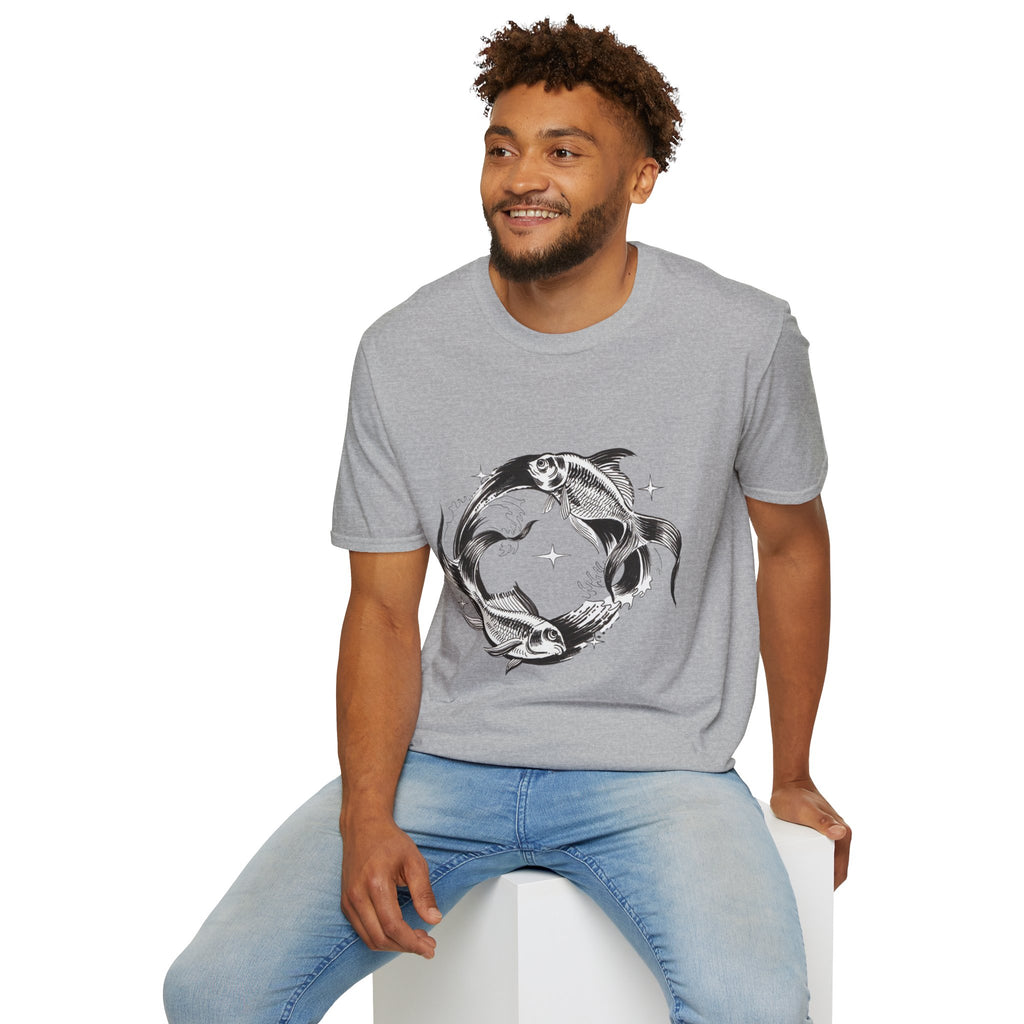 Koi Fish T-Shirt — 'You and Me Always Forever' Romantic Graphic Tee