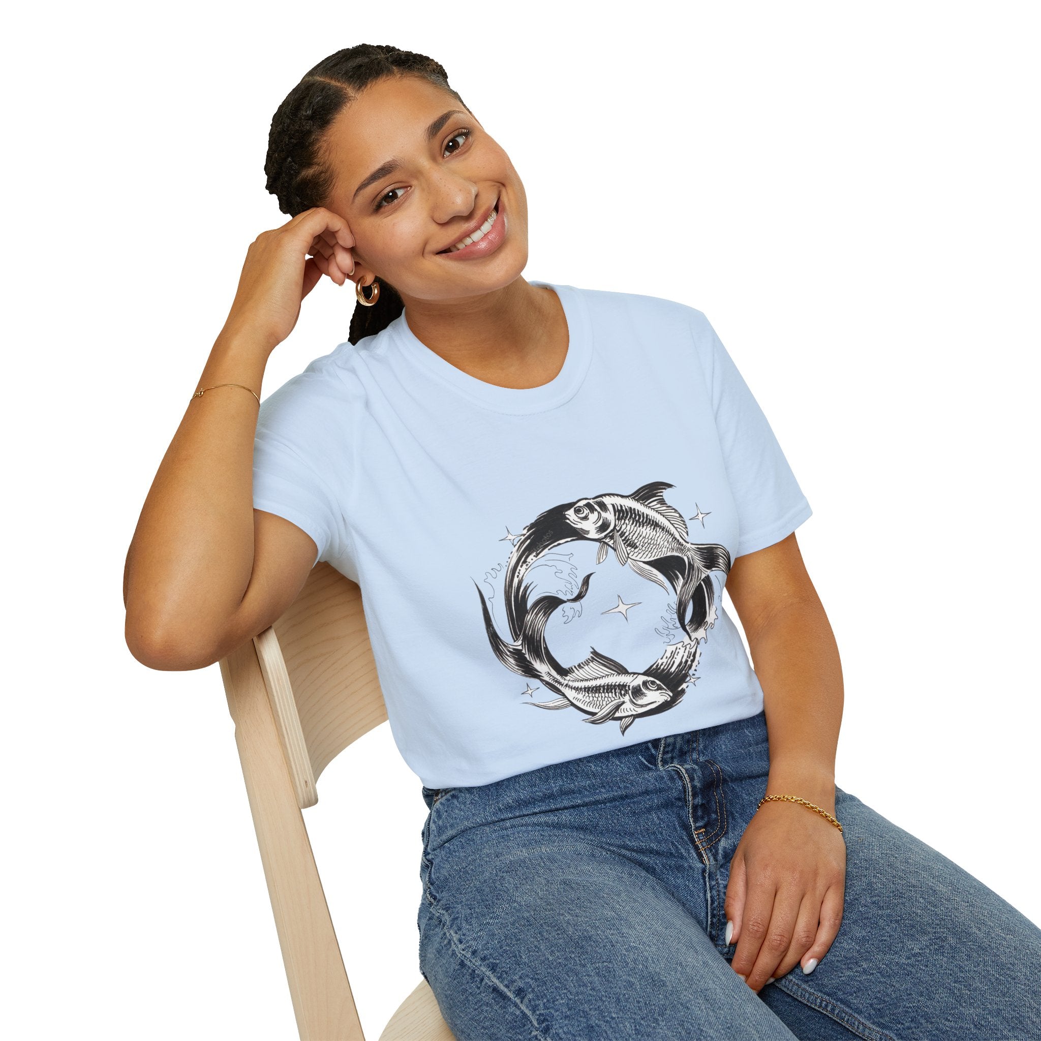 Koi Fish T-Shirt — 'You and Me Always Forever' Romantic Graphic Tee
