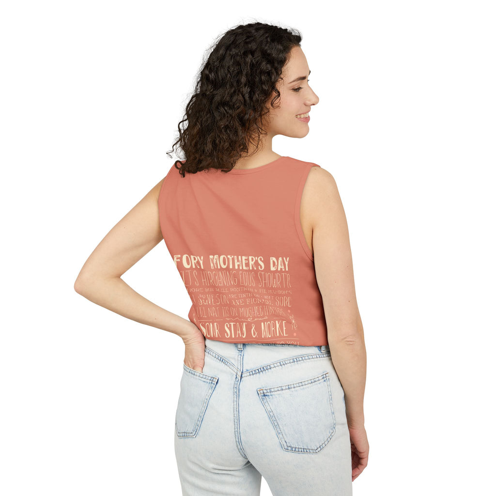 Indie Mama Moon Tank Top — Boho Mother's Day Graphic Tank