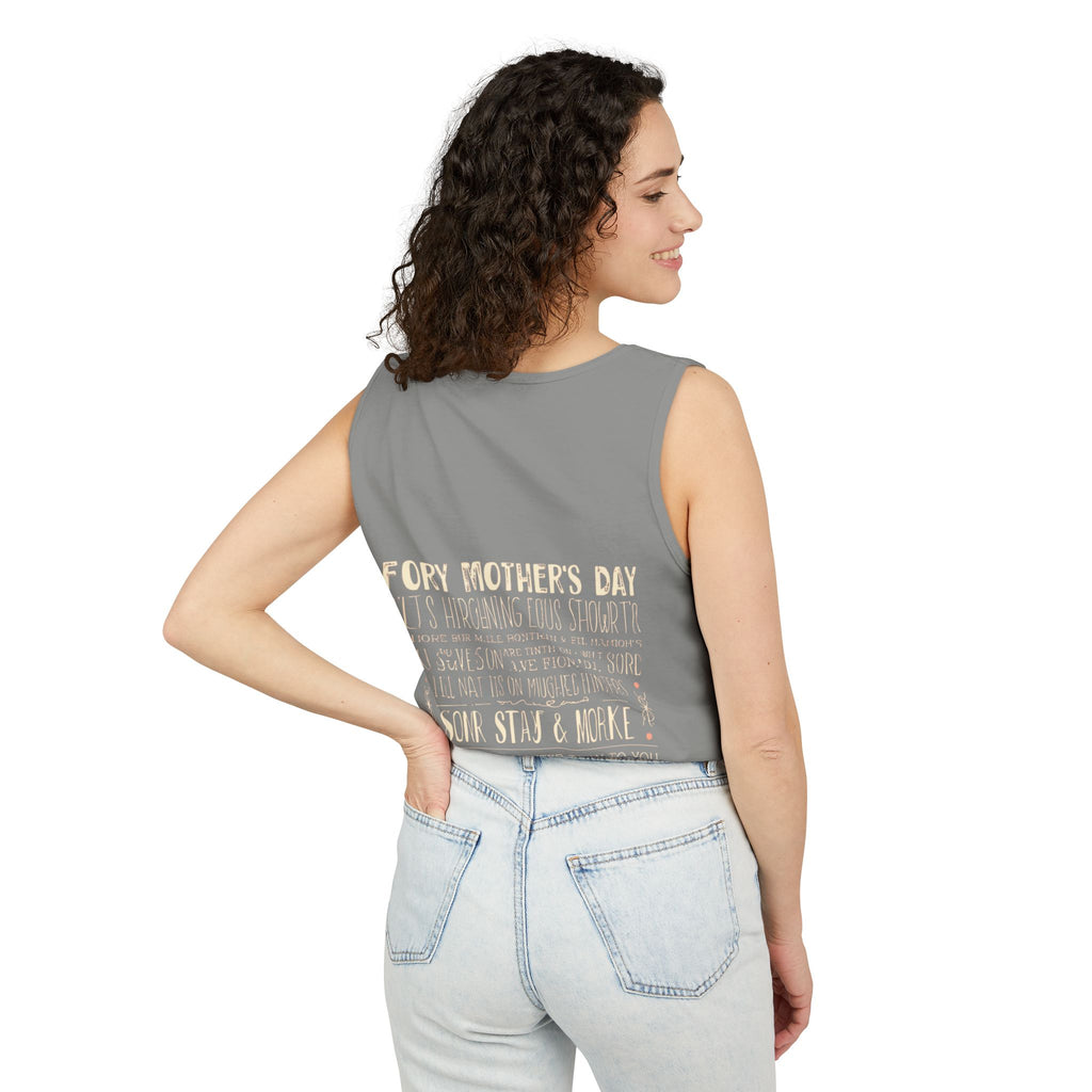 Indie Mama Moon Tank Top — Boho Mother's Day Graphic Tank