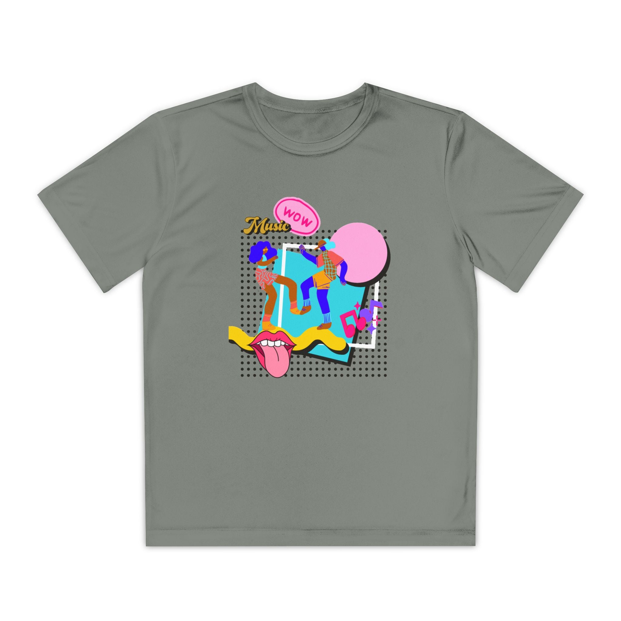 Youth Competitor Tee – Retro Pop Graphic T-Shirt