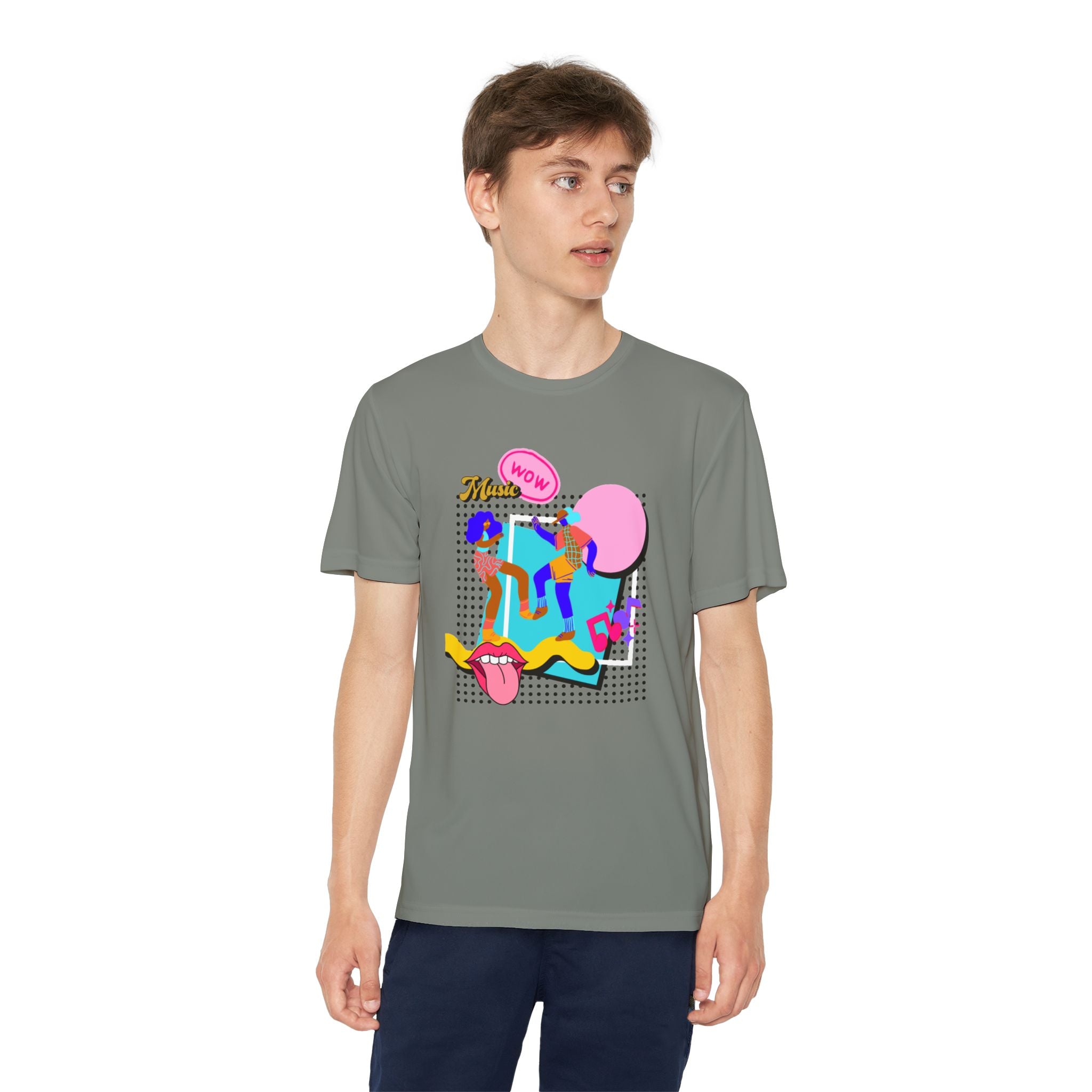 Youth Competitor Tee – Retro Pop Graphic T-Shirt