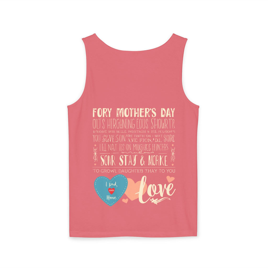 Indie Mama Moon Tank Top — Boho Mother's Day Graphic Tank