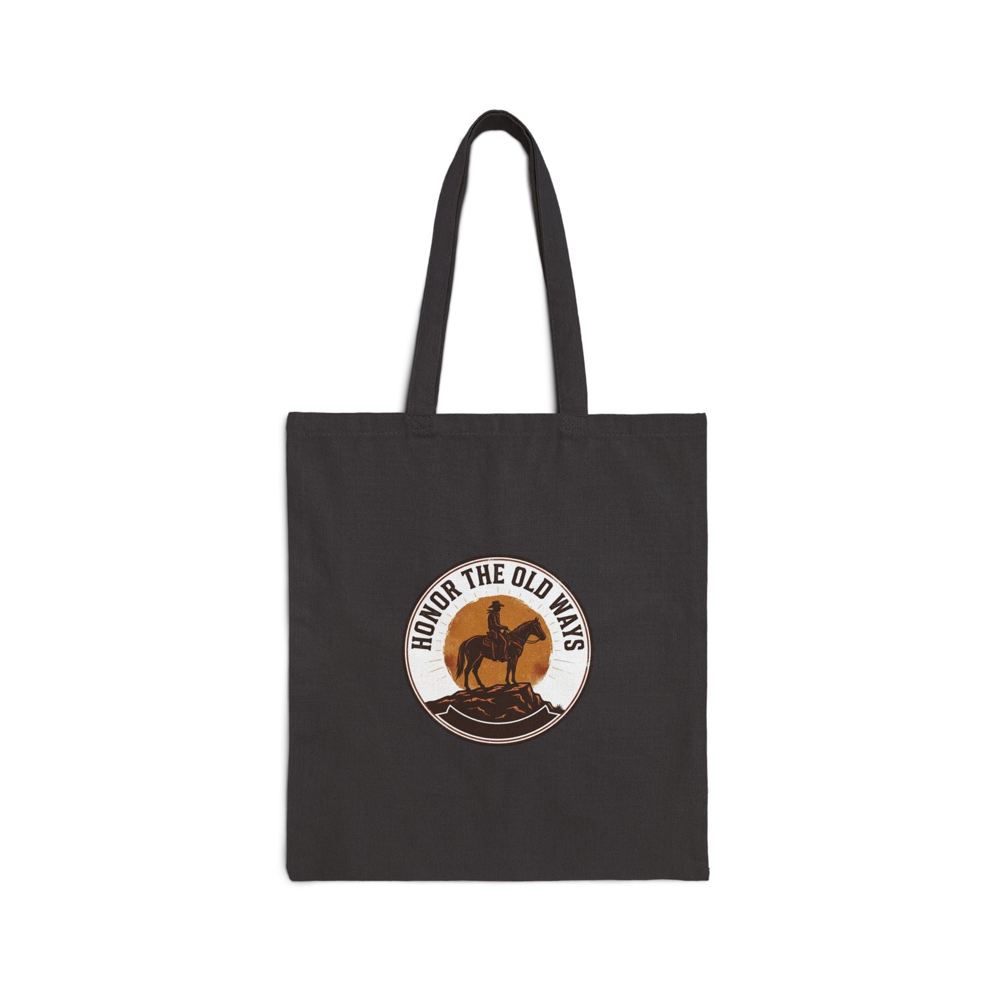 Honor the Old Ways Tote | Western Americana, Vintage Cowboy Frontier