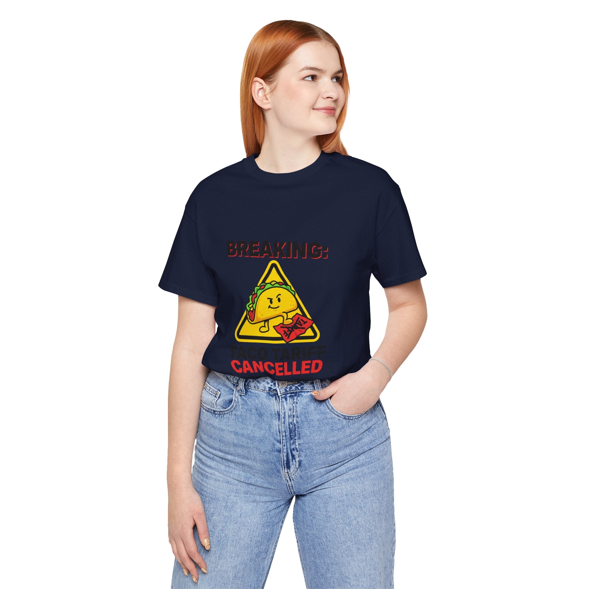 Taco Tariff Cancelled Tee | political taco meme, protest typography