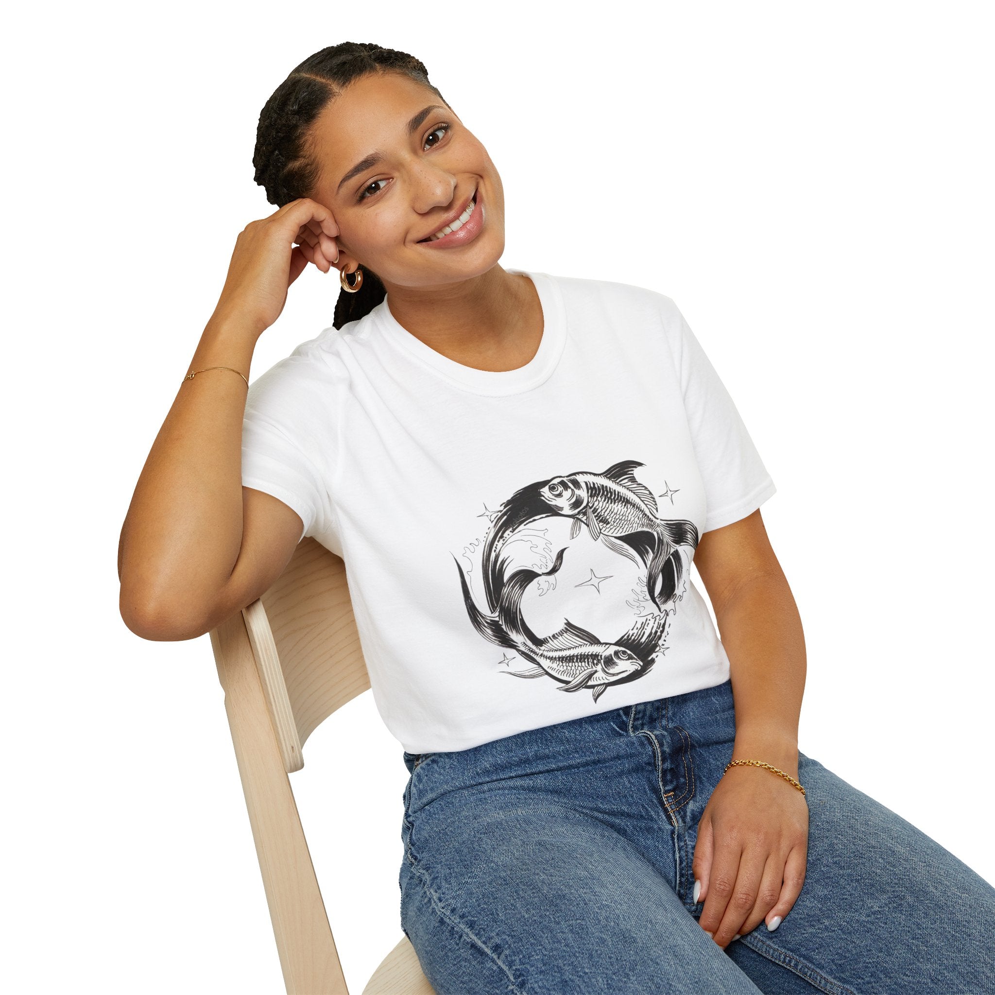 Koi Fish T-Shirt — 'You and Me Always Forever' Romantic Graphic Tee
