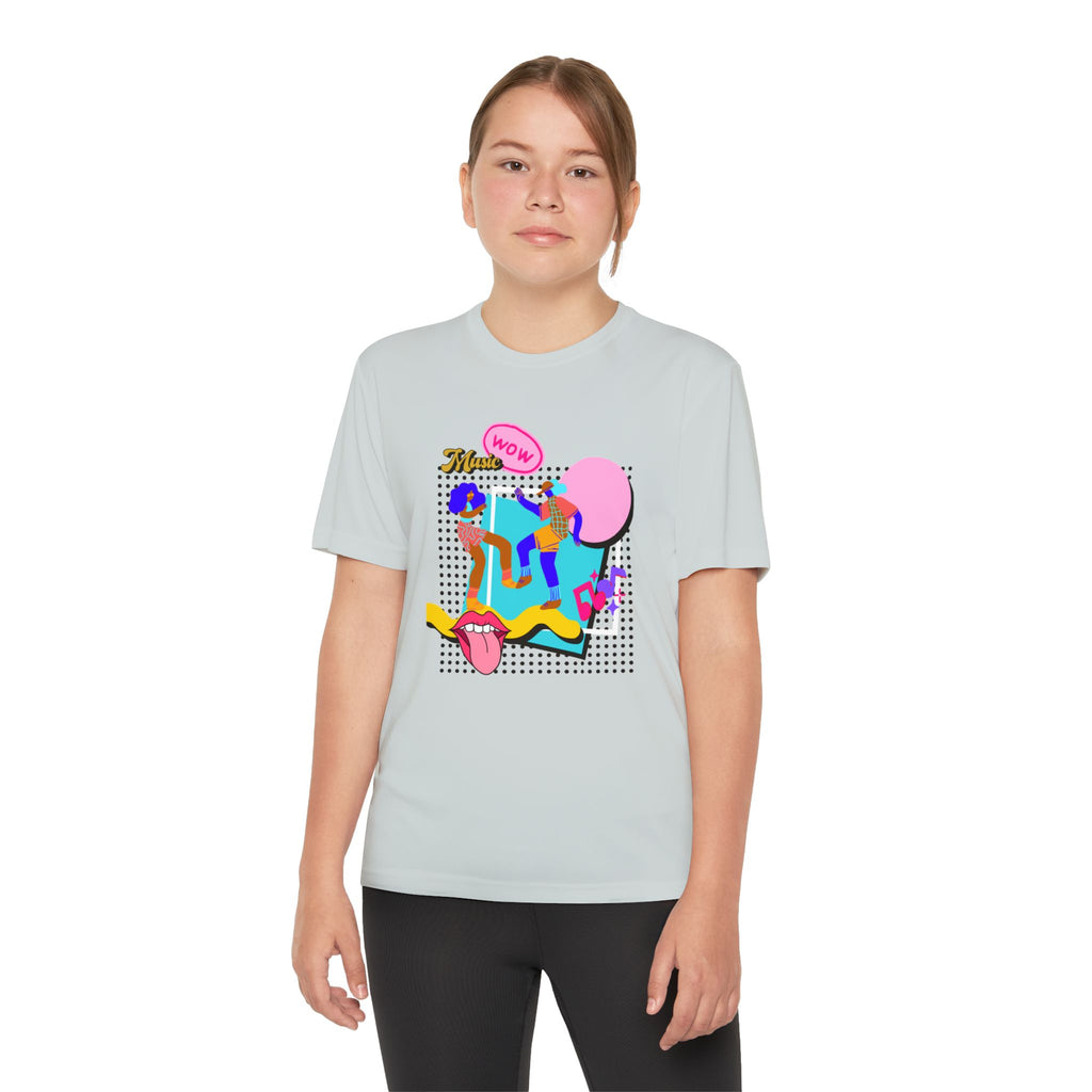 Youth Competitor Tee – Retro Pop Graphic T-Shirt