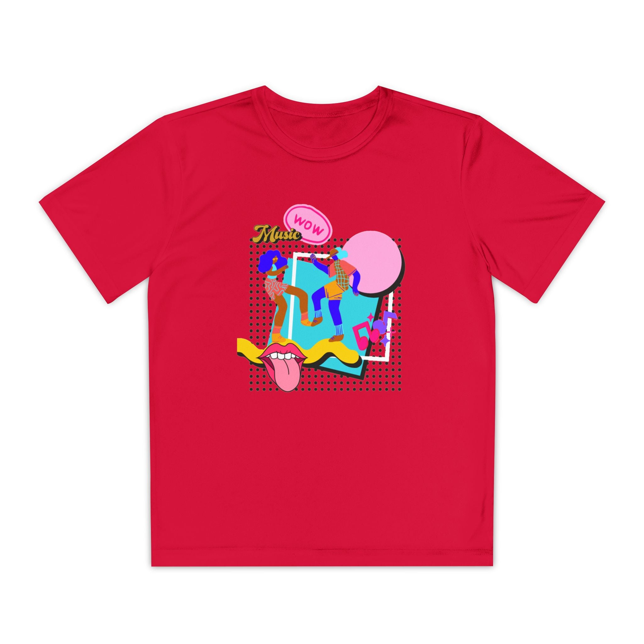 Youth Competitor Tee – Retro Pop Graphic T-Shirt