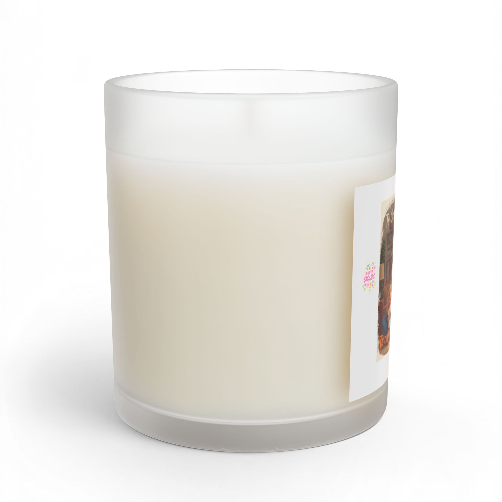 Motherhood Photo Glass Candle — "To the world, you are a mother" — 11oz Gift for Mom, Mother's Day Keepsake