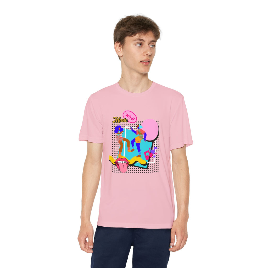 Youth Competitor Tee – Retro Pop Graphic T-Shirt