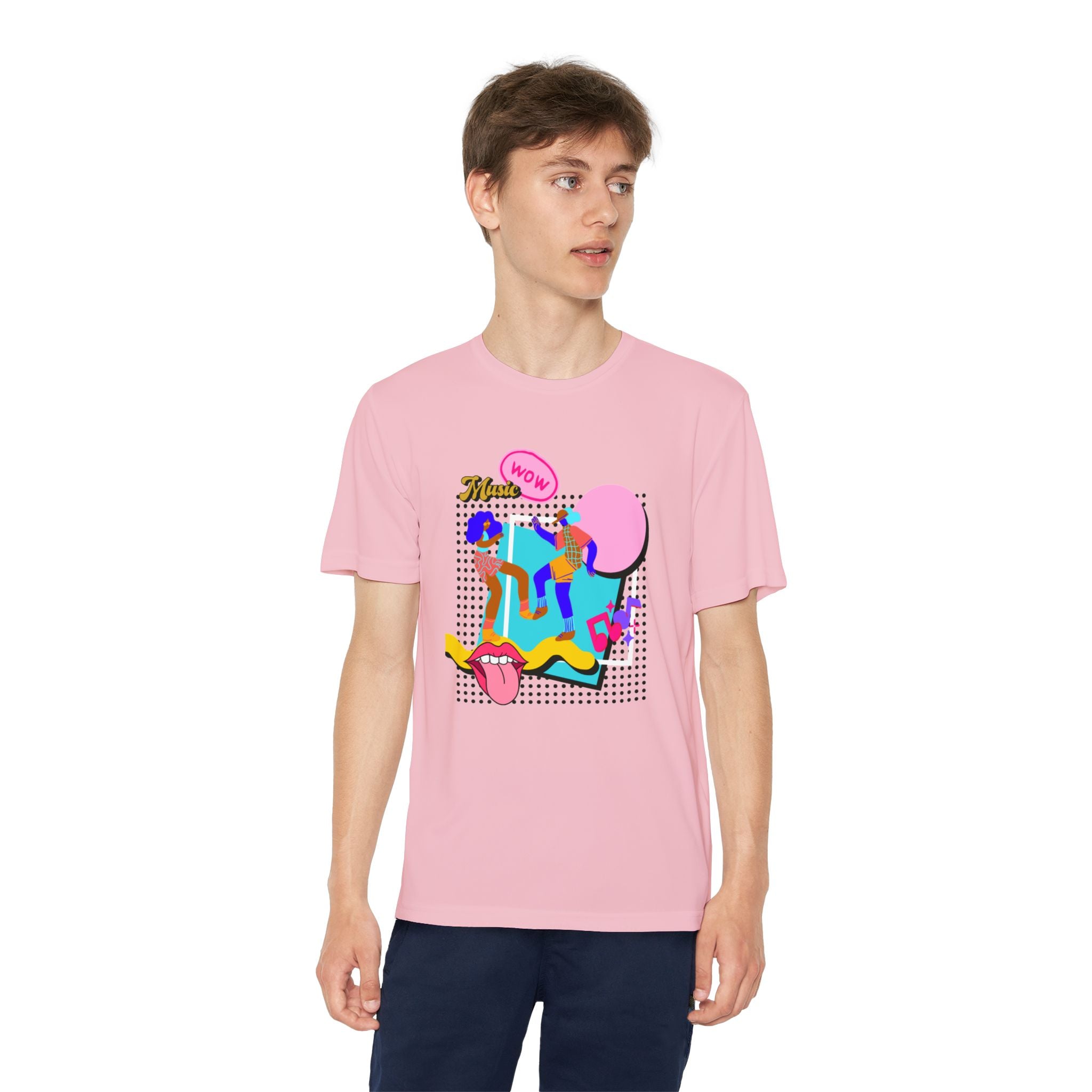 Youth Competitor Tee – Retro Pop Graphic T-Shirt