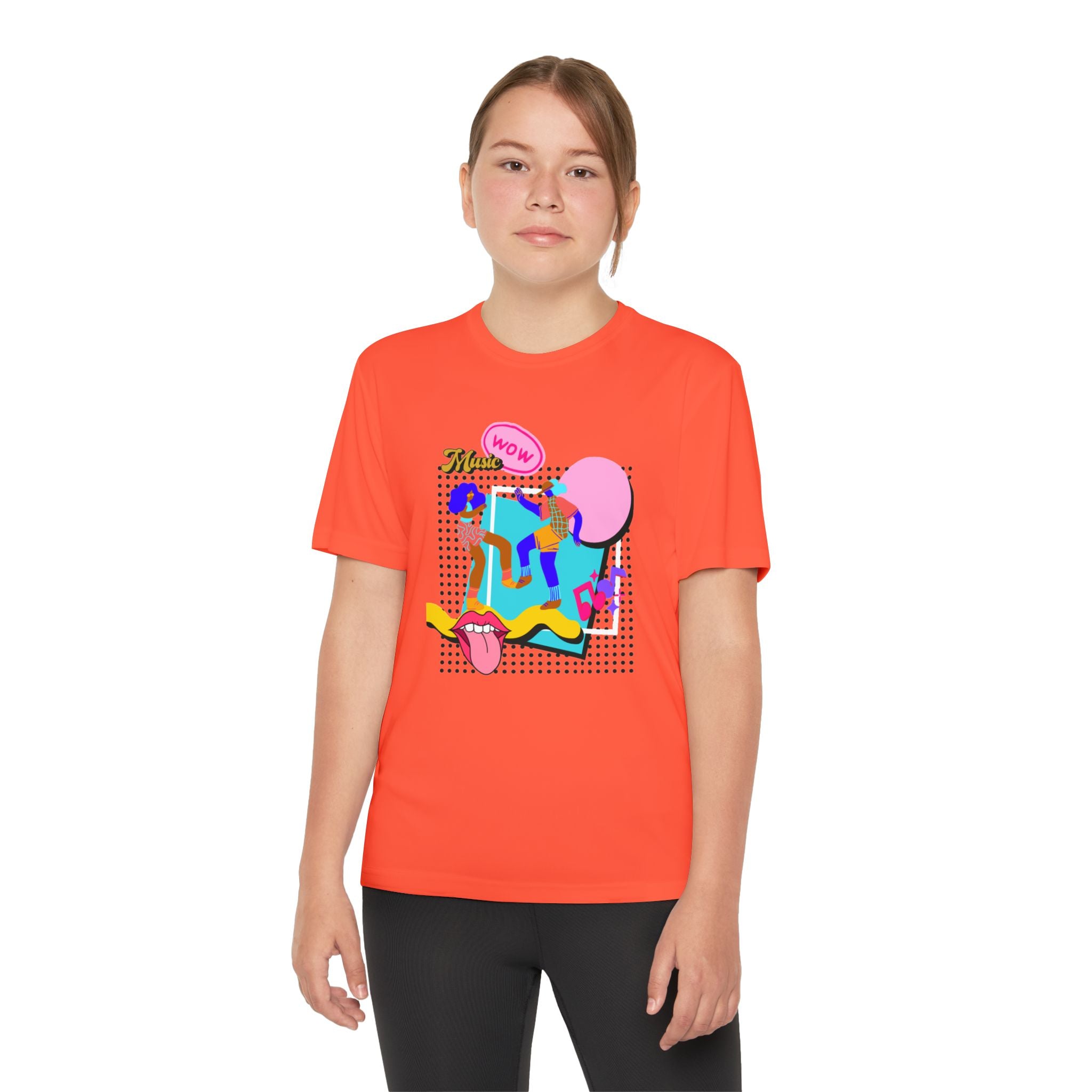 Youth Competitor Tee – Retro Pop Graphic T-Shirt
