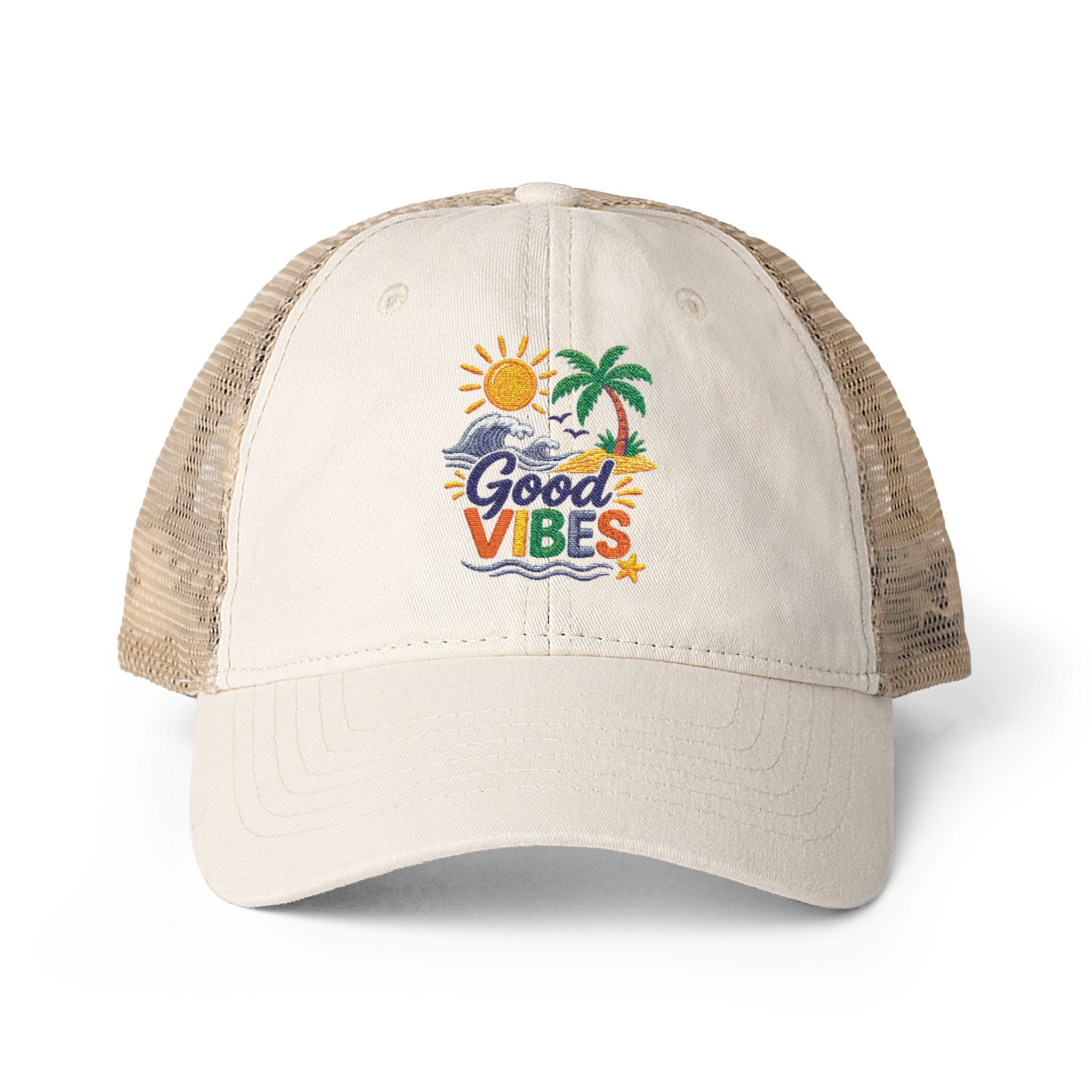 Women's Washed Mesh-Back Cap