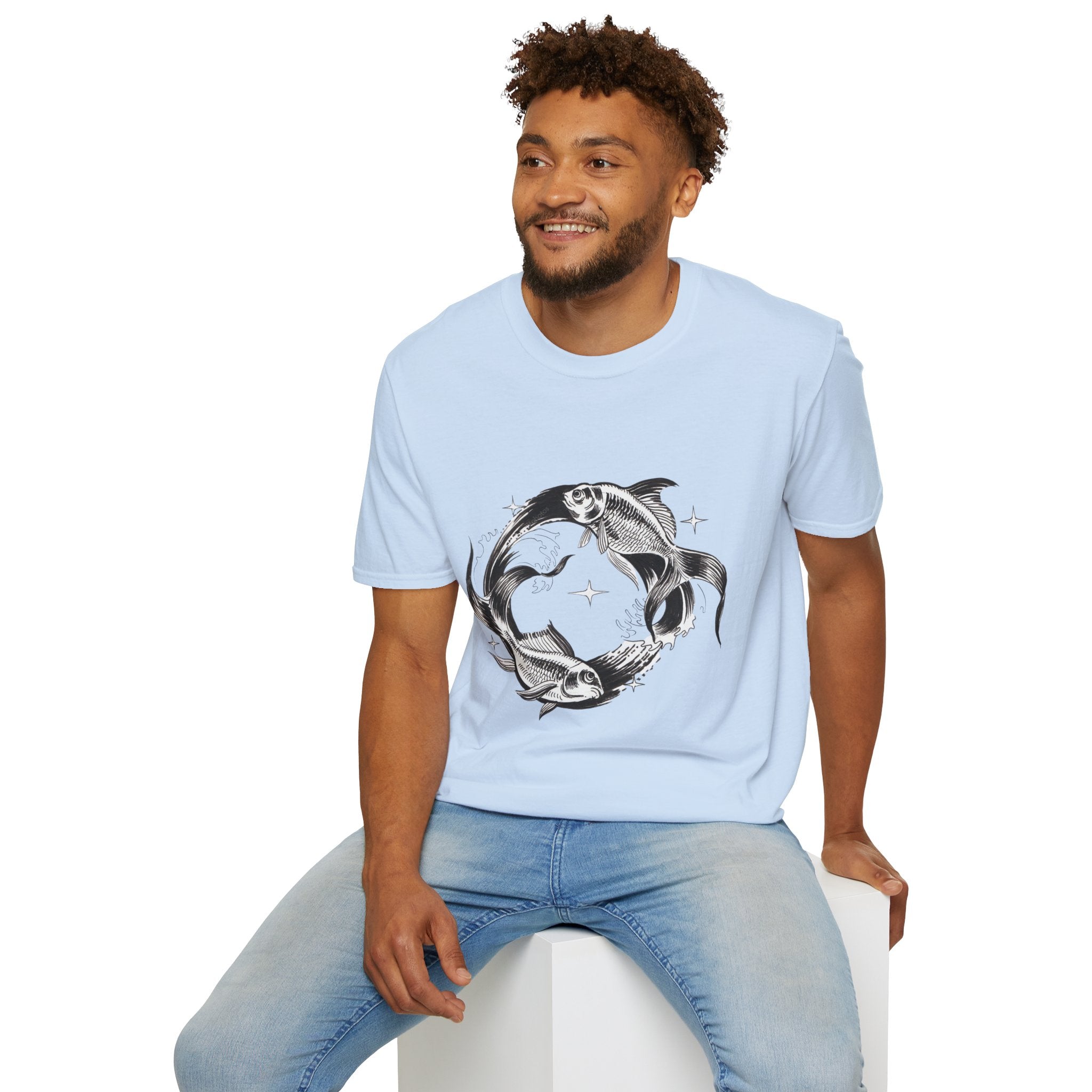 Koi Fish T-Shirt — 'You and Me Always Forever' Romantic Graphic Tee