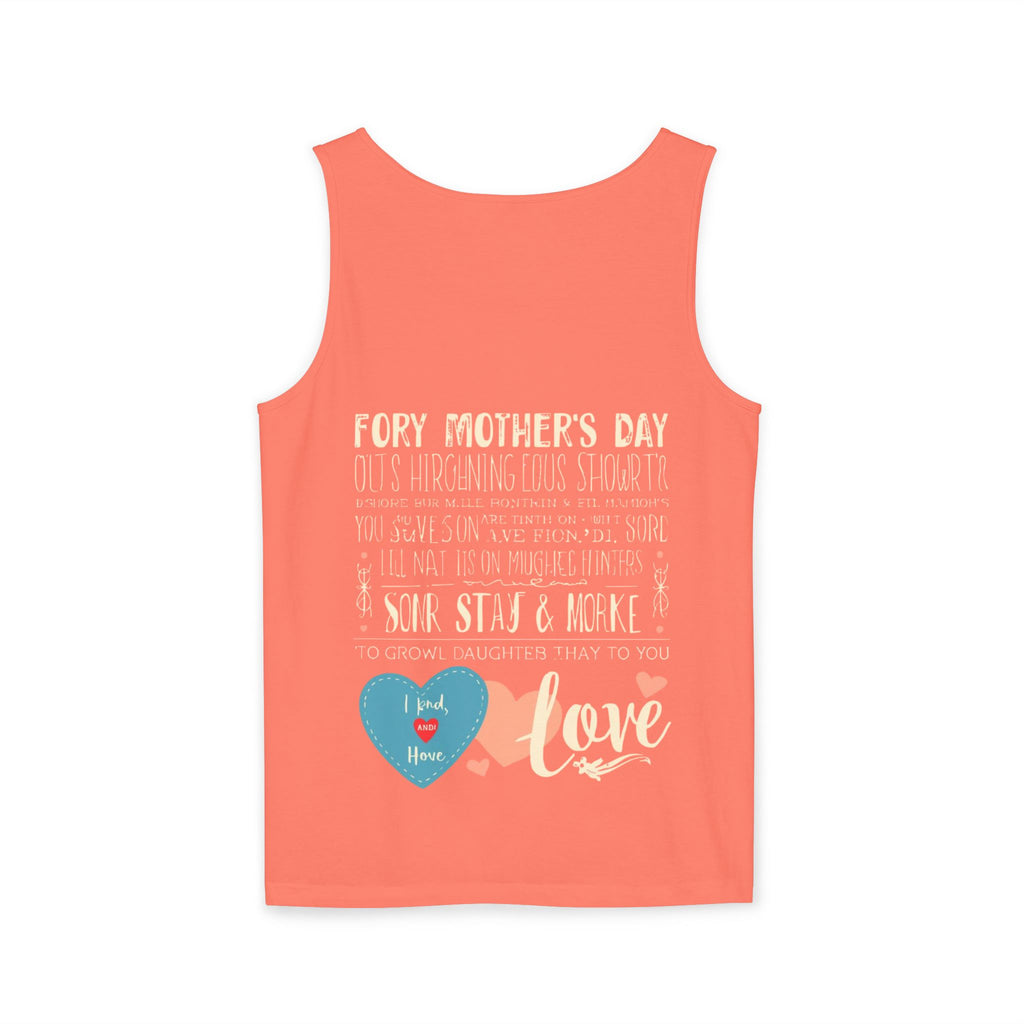 Indie Mama Moon Tank Top — Boho Mother's Day Graphic Tank