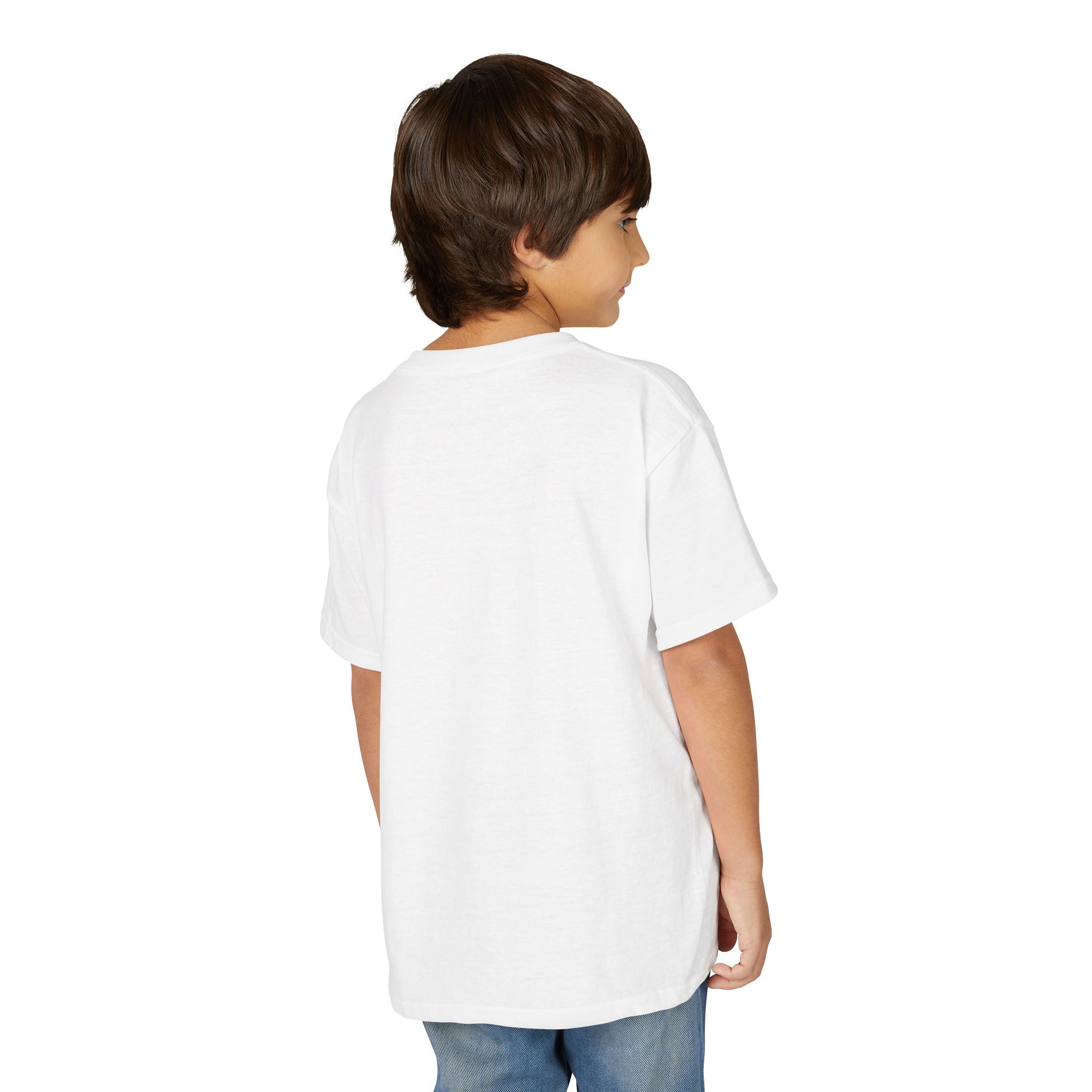 Kids' Cat Mom & Kittens Youth T-Shirt — Cute Mother Cat Illustration