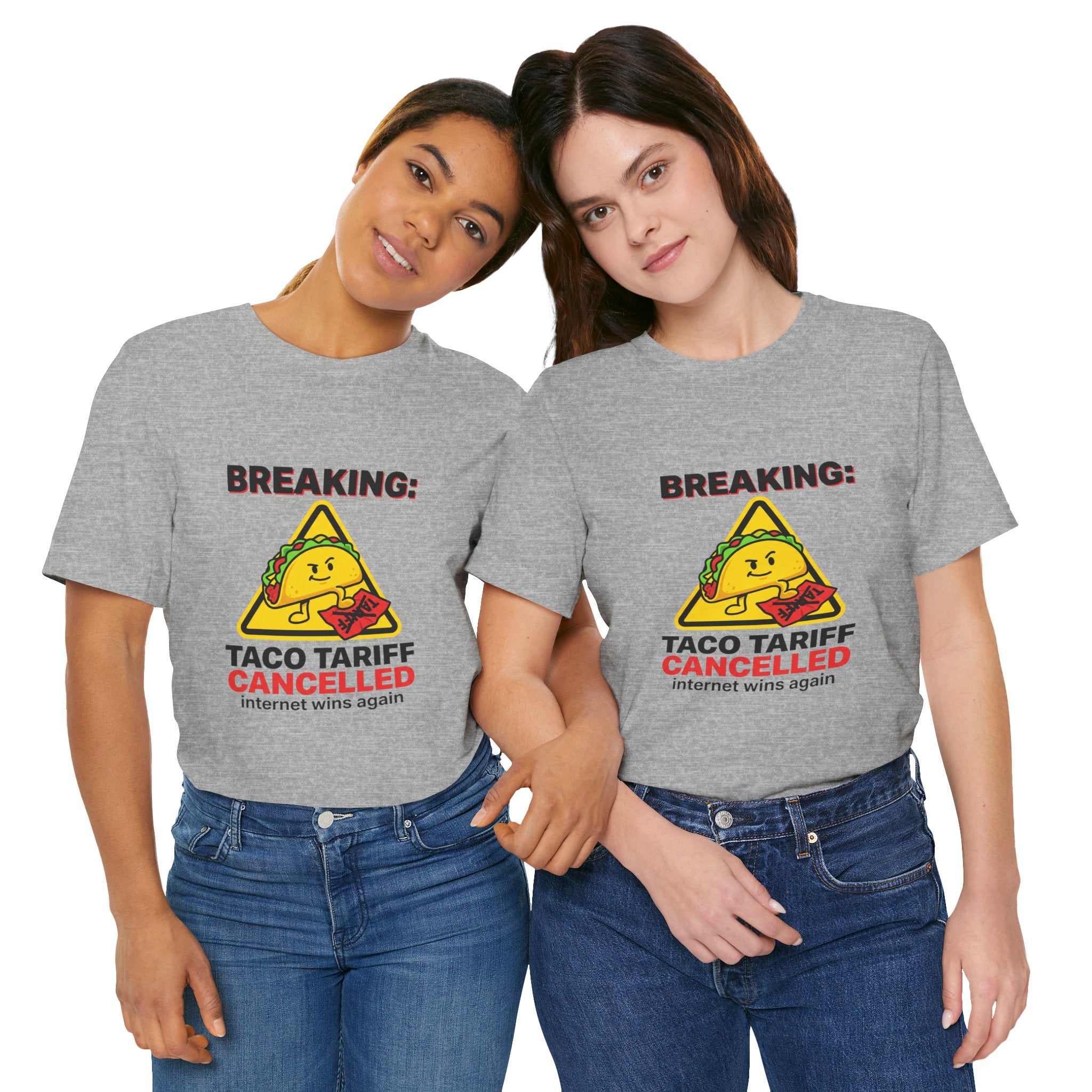 Taco Tariff Cancelled Tee | political taco meme, protest typography