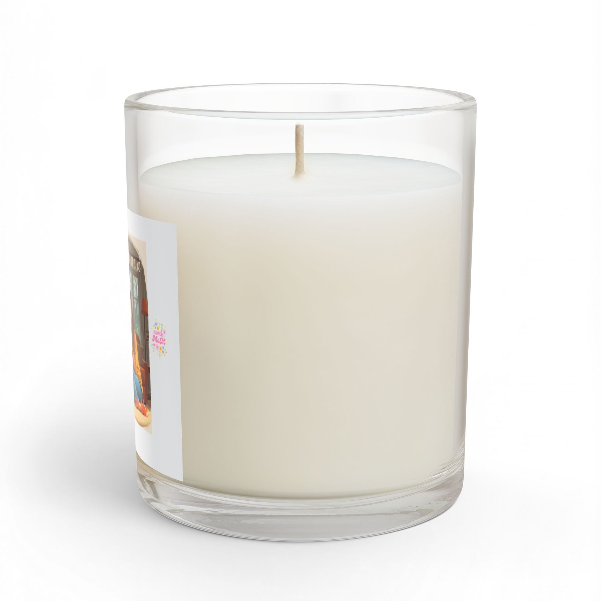 Motherhood Photo Glass Candle — "To the world, you are a mother" — 11oz Gift for Mom, Mother's Day Keepsake