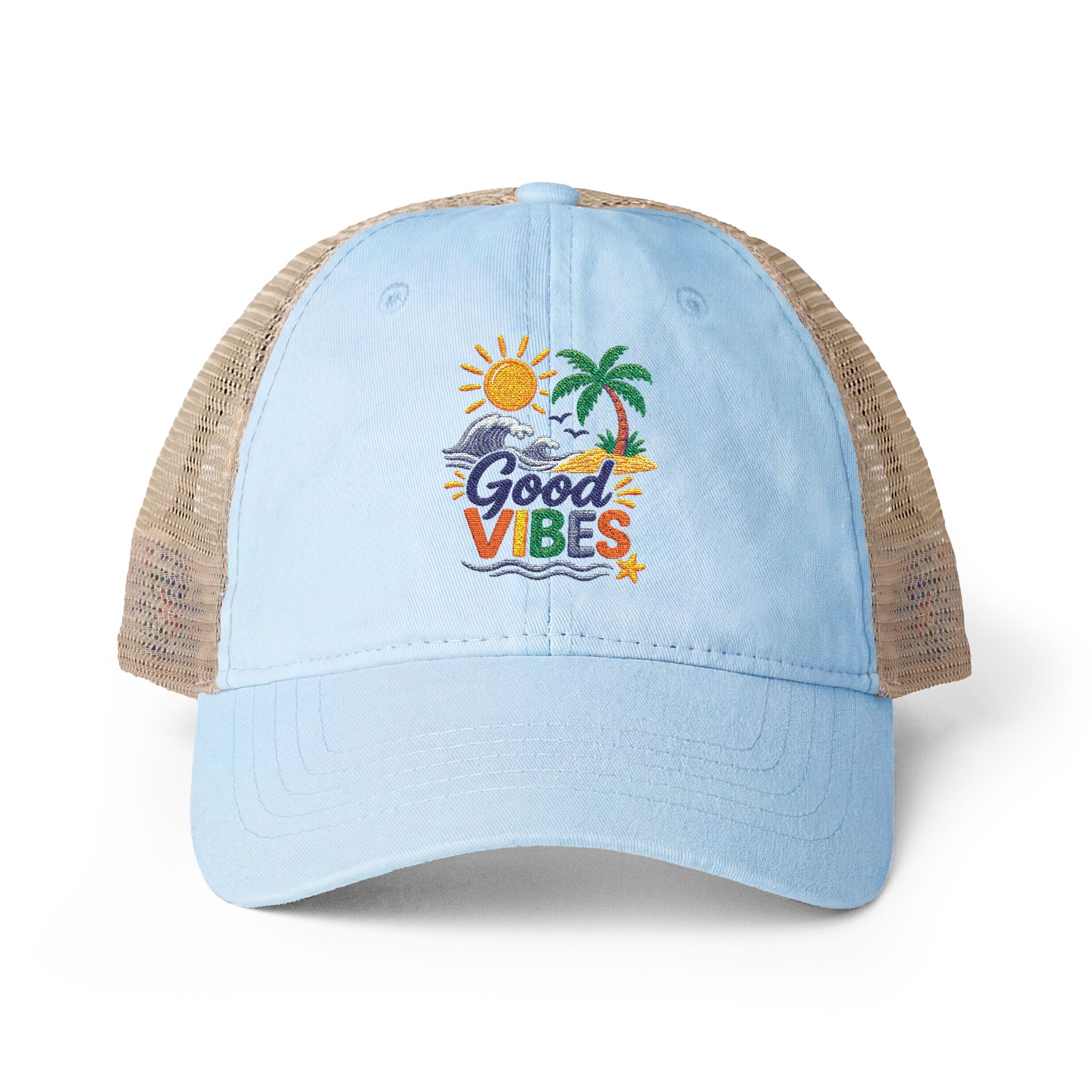 Women's Washed Mesh-Back Cap