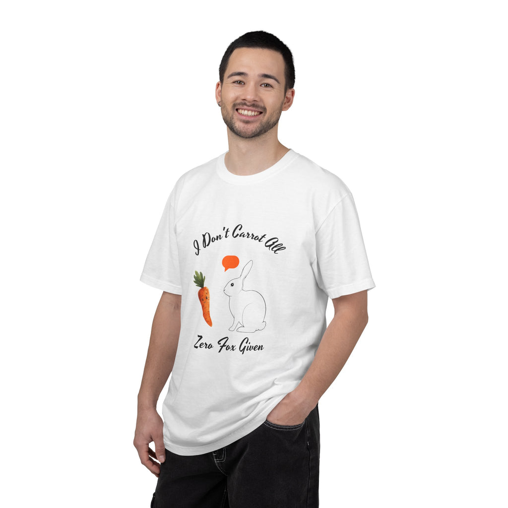 I Don't Carrot All Bunny T-Shirt – Cute Rabbit & Carrot Graphic Tee ('Zero For Given')