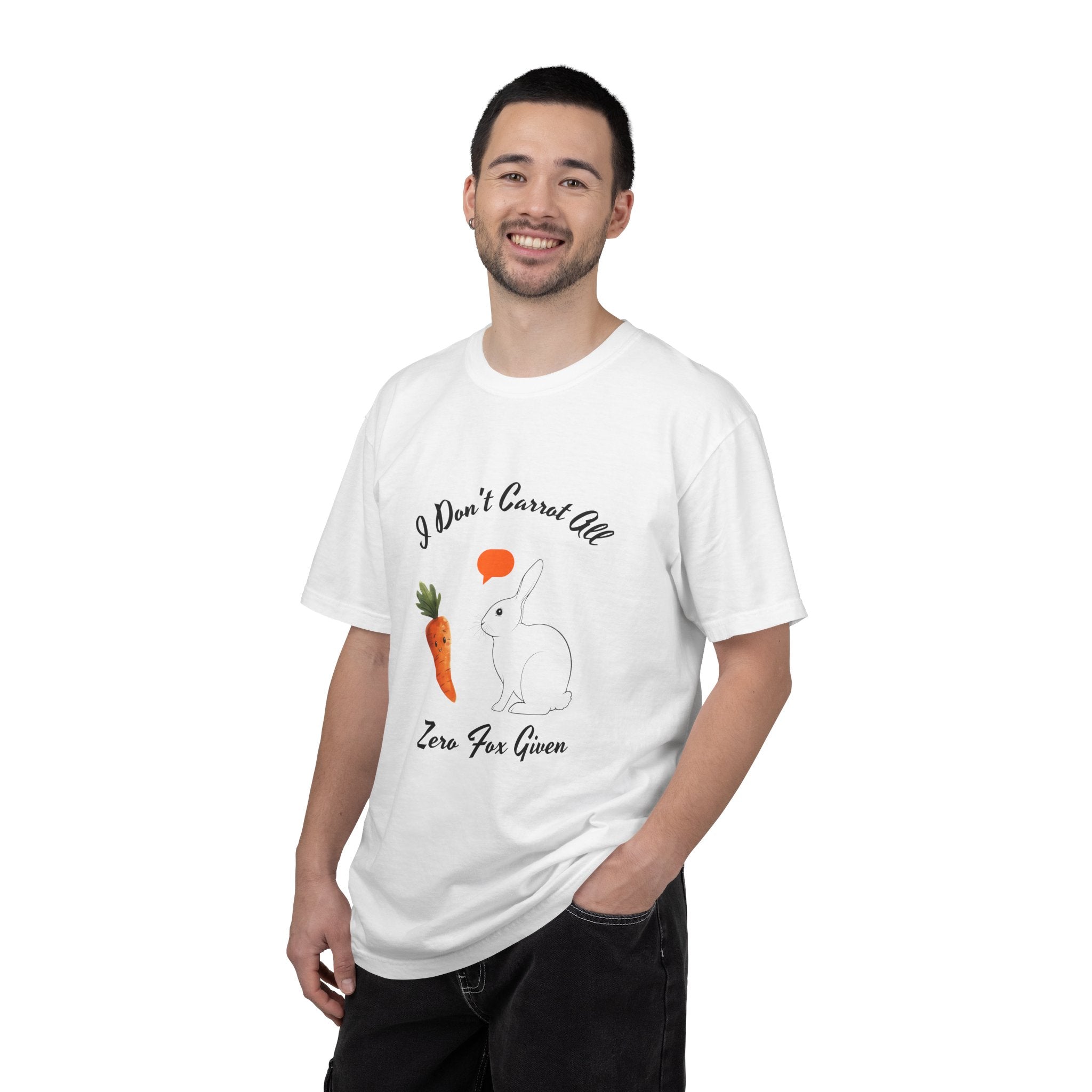 I Don't Carrot All Bunny T-Shirt – Cute Rabbit & Carrot Graphic Tee ('Zero For Given')