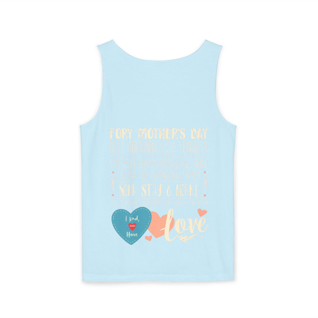 Indie Mama Moon Tank Top — Boho Mother's Day Graphic Tank