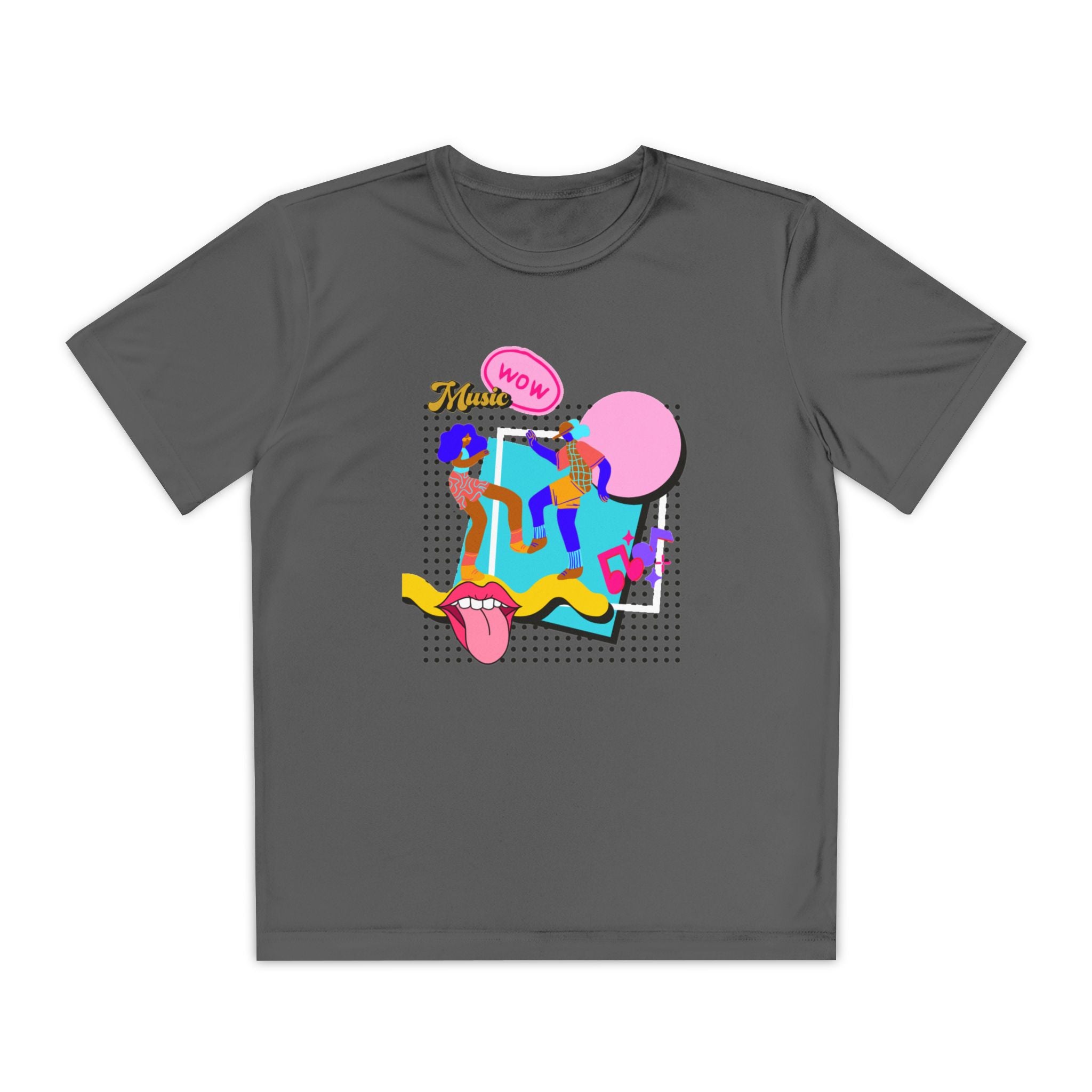 Youth Competitor Tee – Retro Pop Graphic T-Shirt