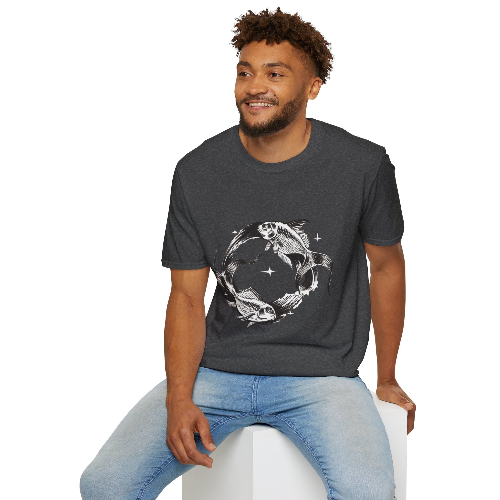 Koi Fish T-Shirt — 'You and Me Always Forever' Romantic Graphic Tee