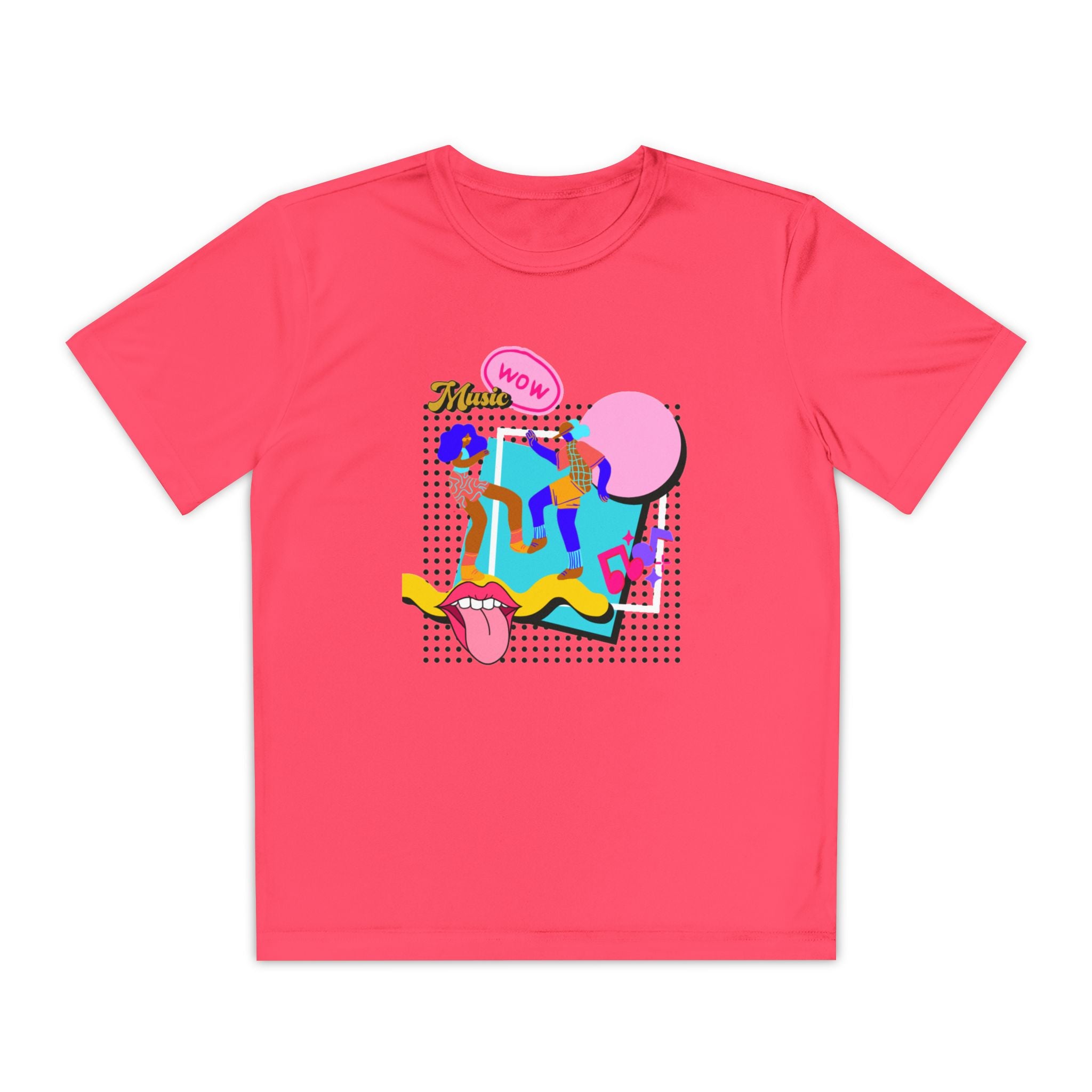 Youth Competitor Tee – Retro Pop Graphic T-Shirt