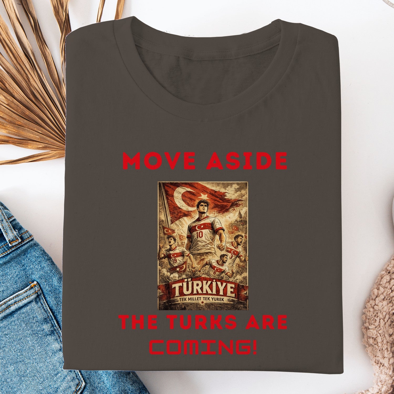 Turkey Soccer Shirt, Move Aside The Turks Are Coming Tee, Turkish Football Fan Shirt, Vintage Türkiye Supporter T-Shirt, World Cup Turkey Tee