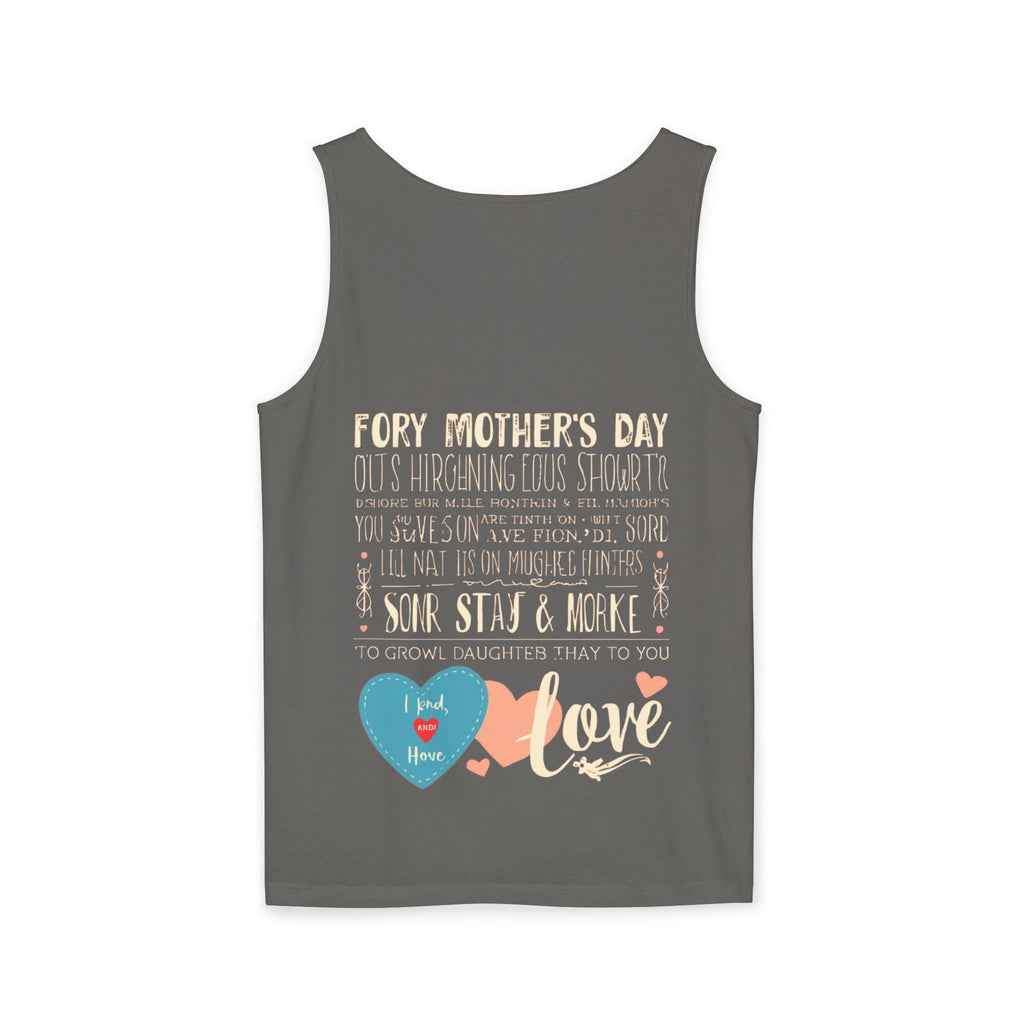 Indie Mama Moon Tank Top — Boho Mother's Day Graphic Tank