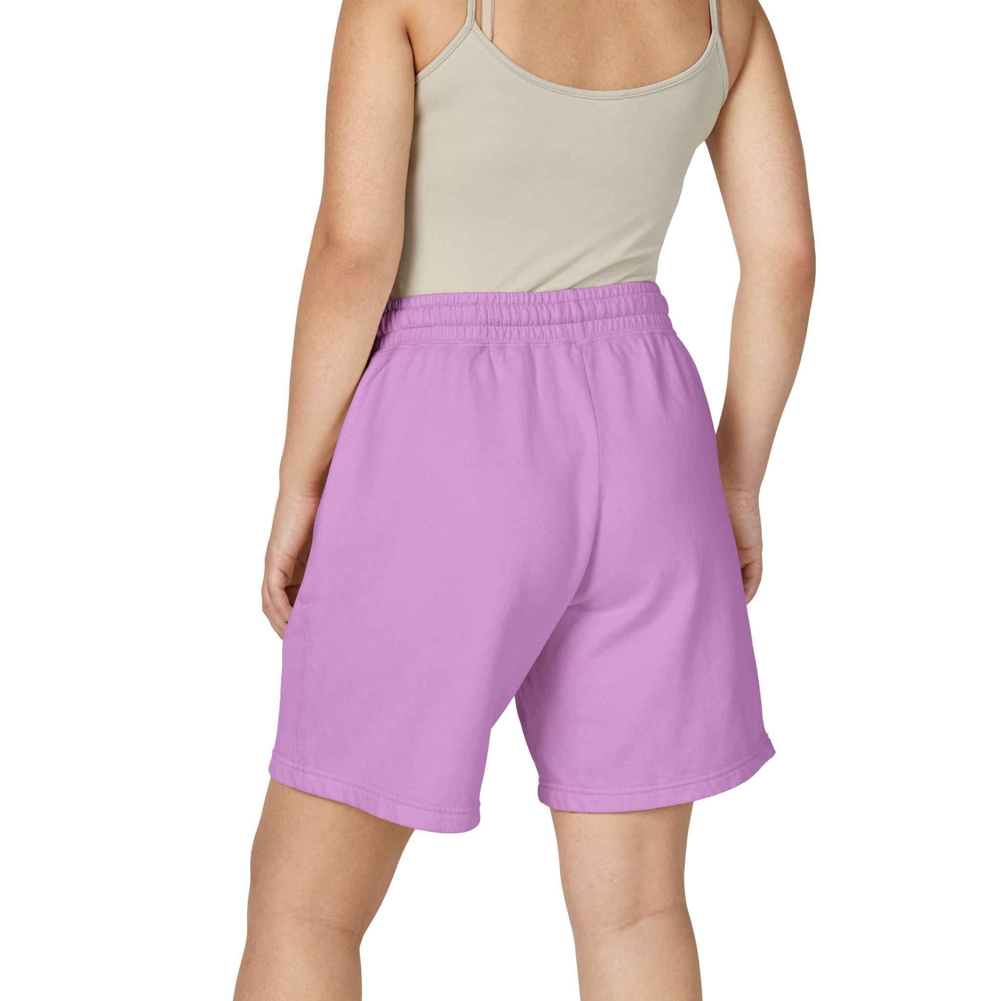Floral Heart Blossom Sweat Shorts — "All the Love You Give" Lightweight Fleece