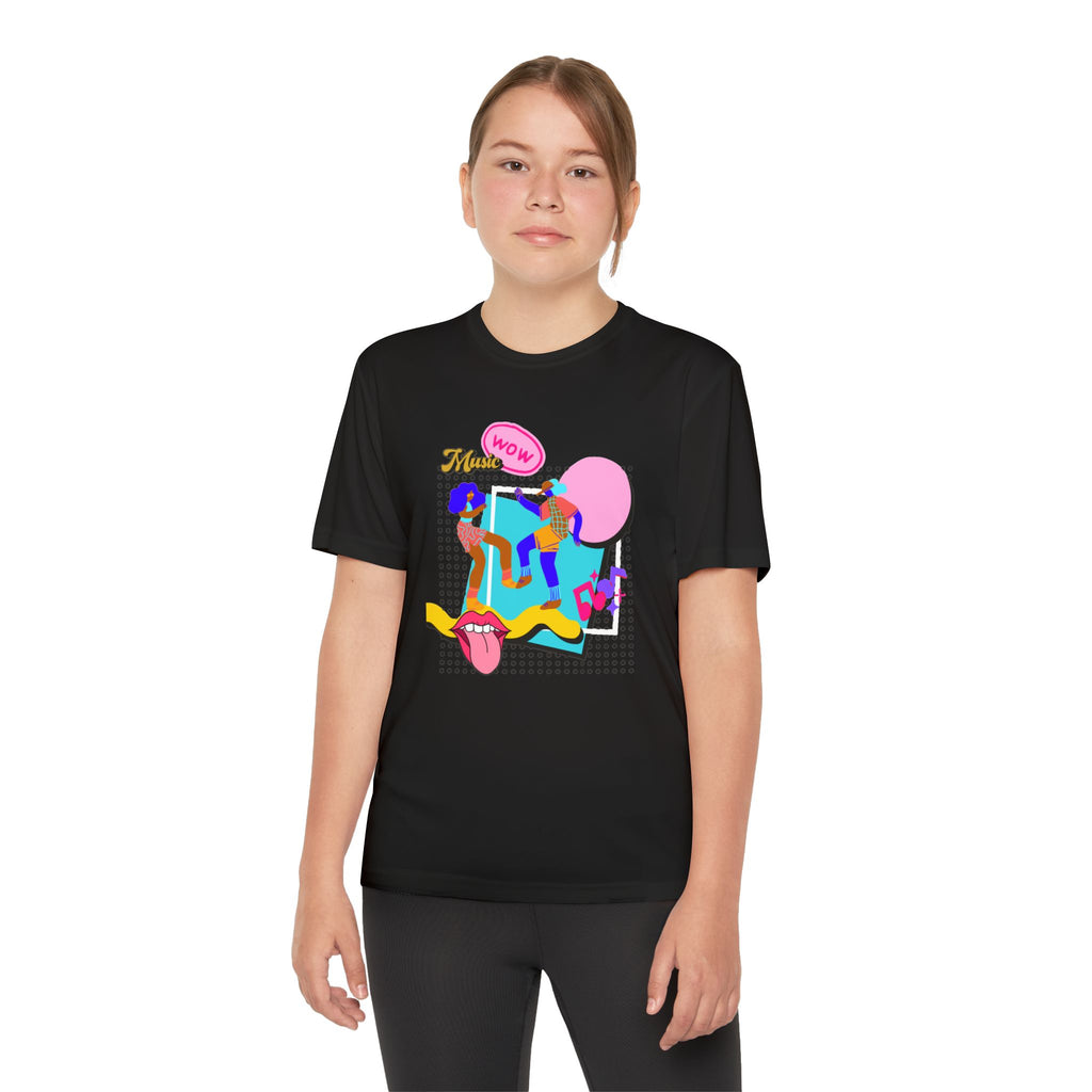 Youth Competitor Tee – Retro Pop Graphic T-Shirt
