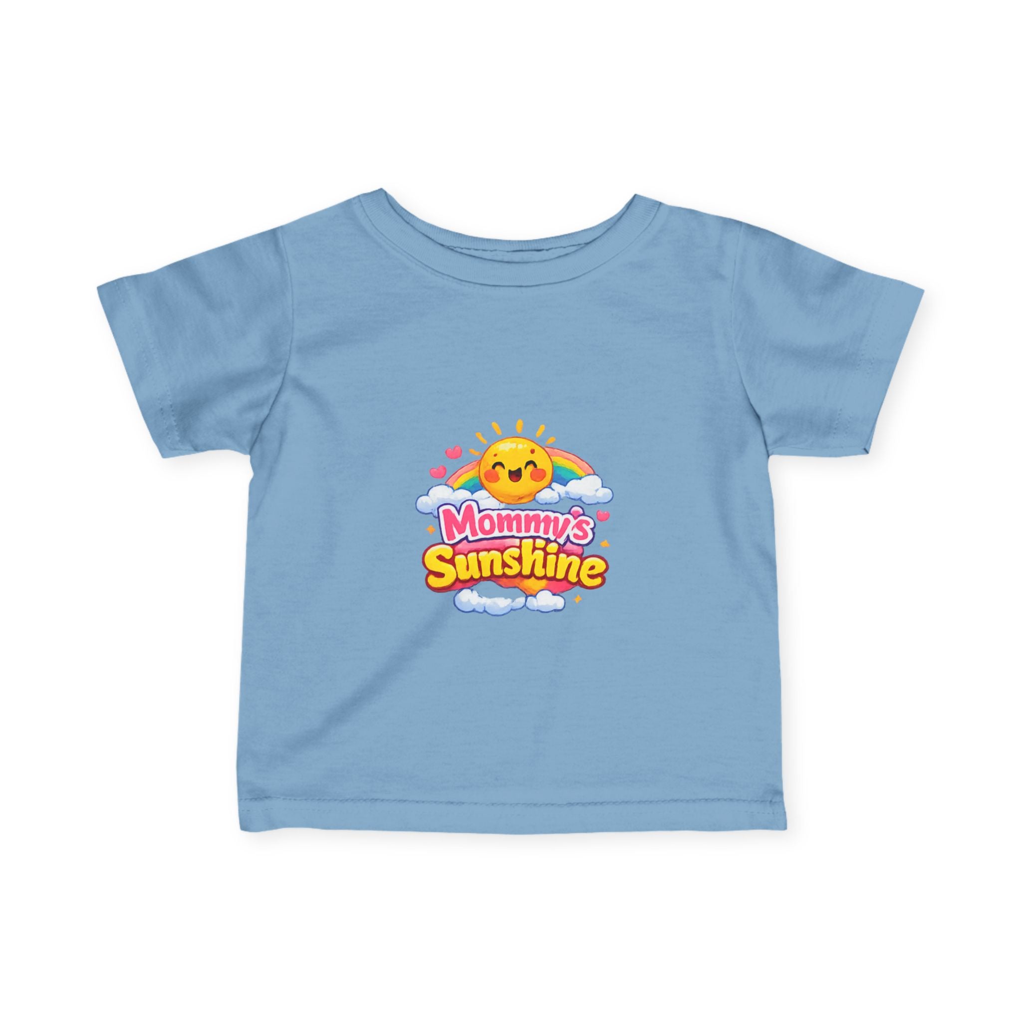 Infant Tee — "Mommy's Sunshine" Cute Sun & Rainbow Baby Shirt