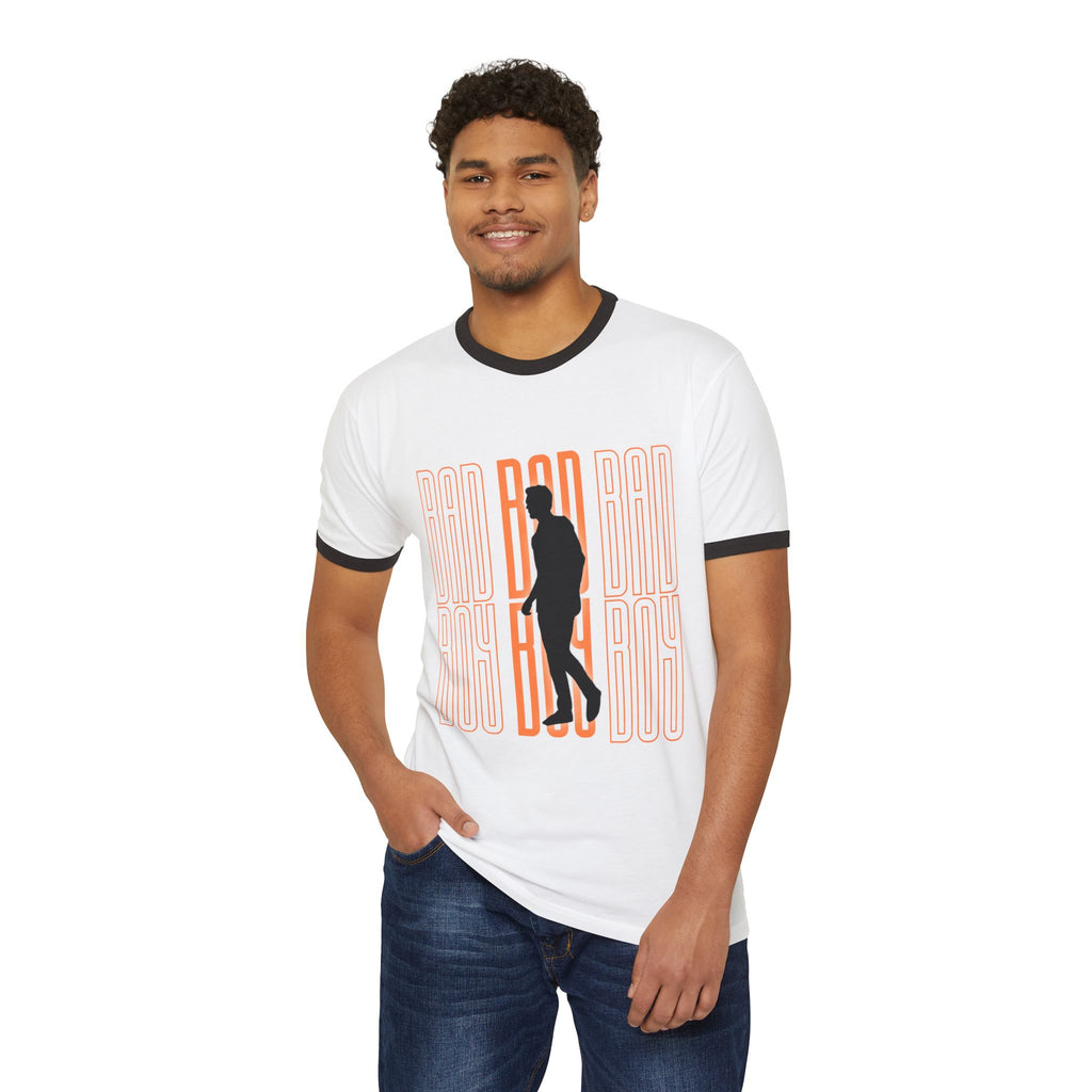 Bad Boy Silhouette Ringer T-Shirt